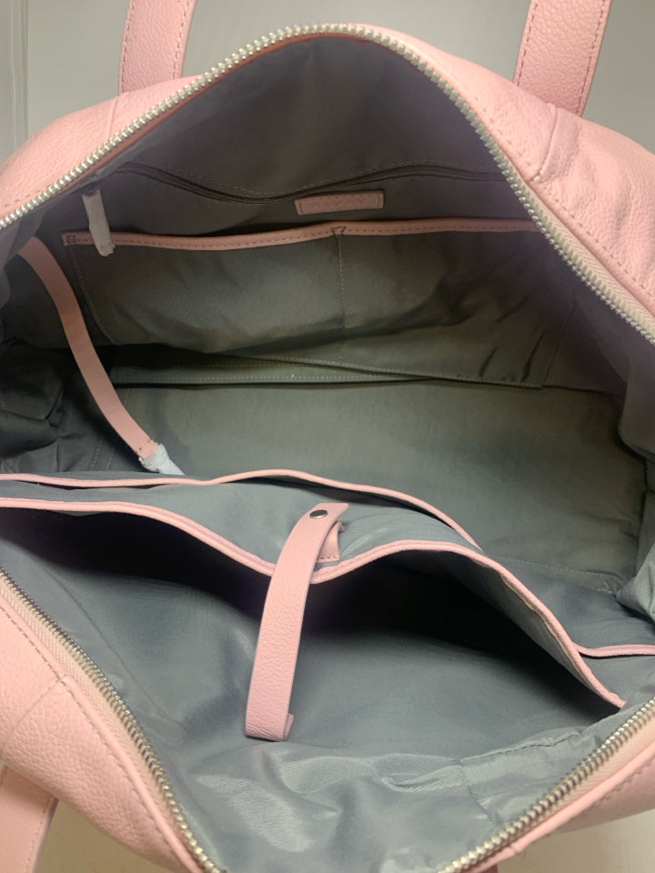 Away The Everyday Bag Pink Leather Duffle Bag *Missing Long Strap