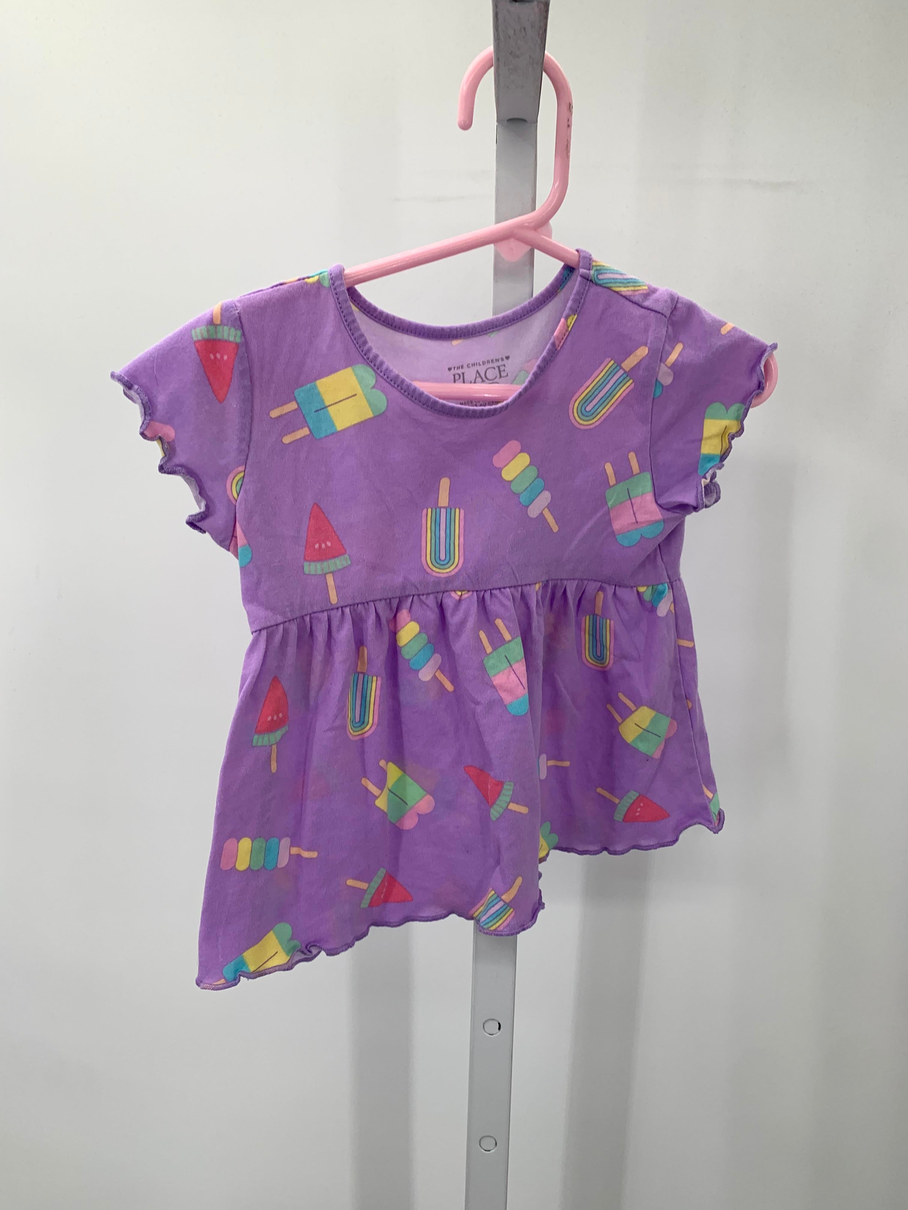 Children's Place Size 2T Girls Short Sleeve Shirt