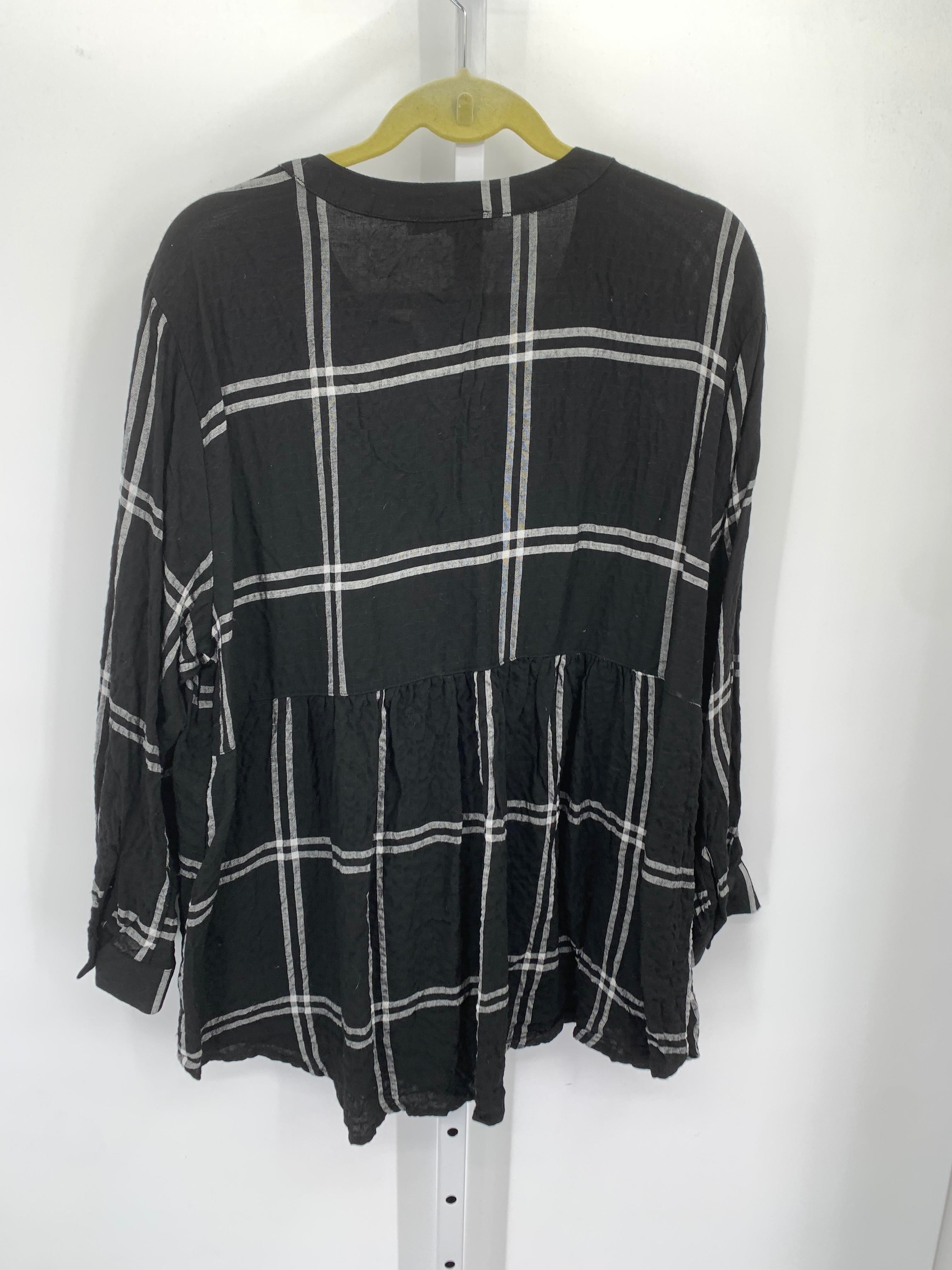 Size 1X Womens Long Sleeve Shirt