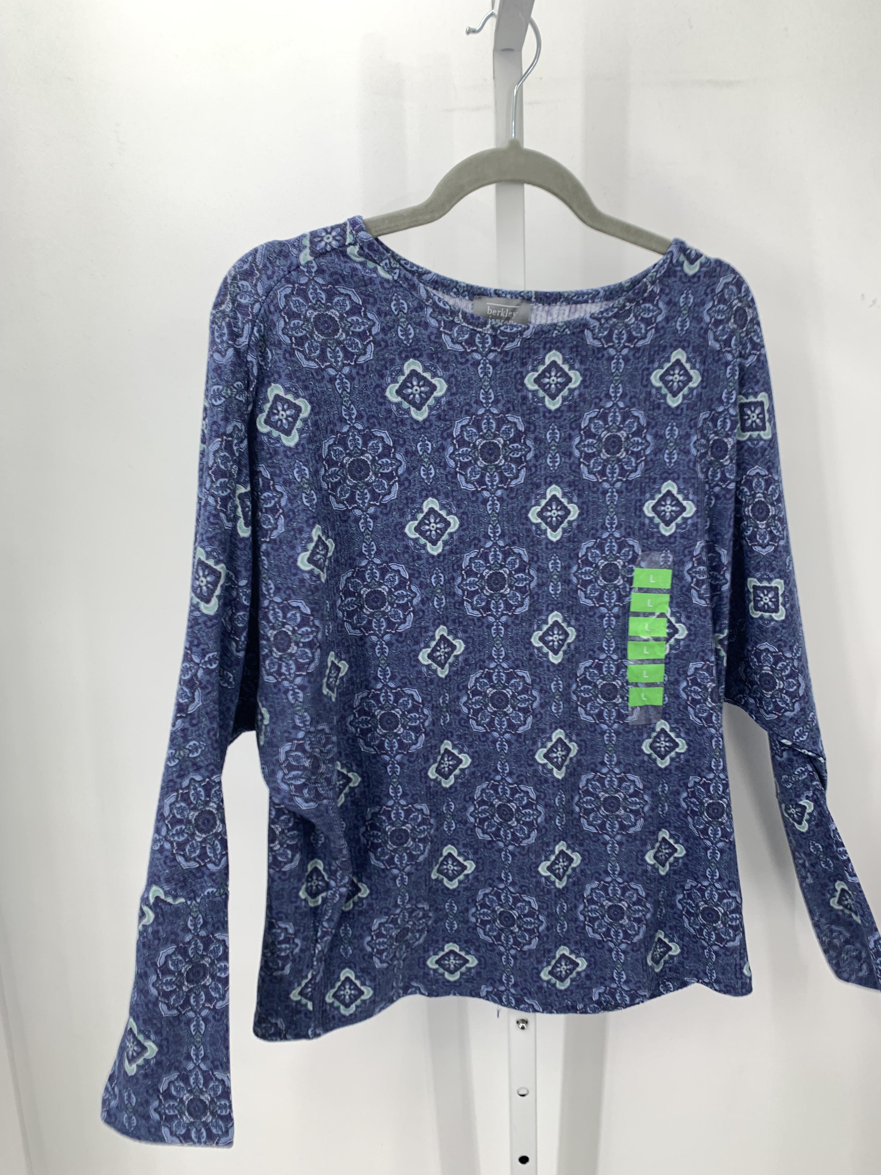 Berkley Jensen Size Large Misses Long Sleeve Shirt