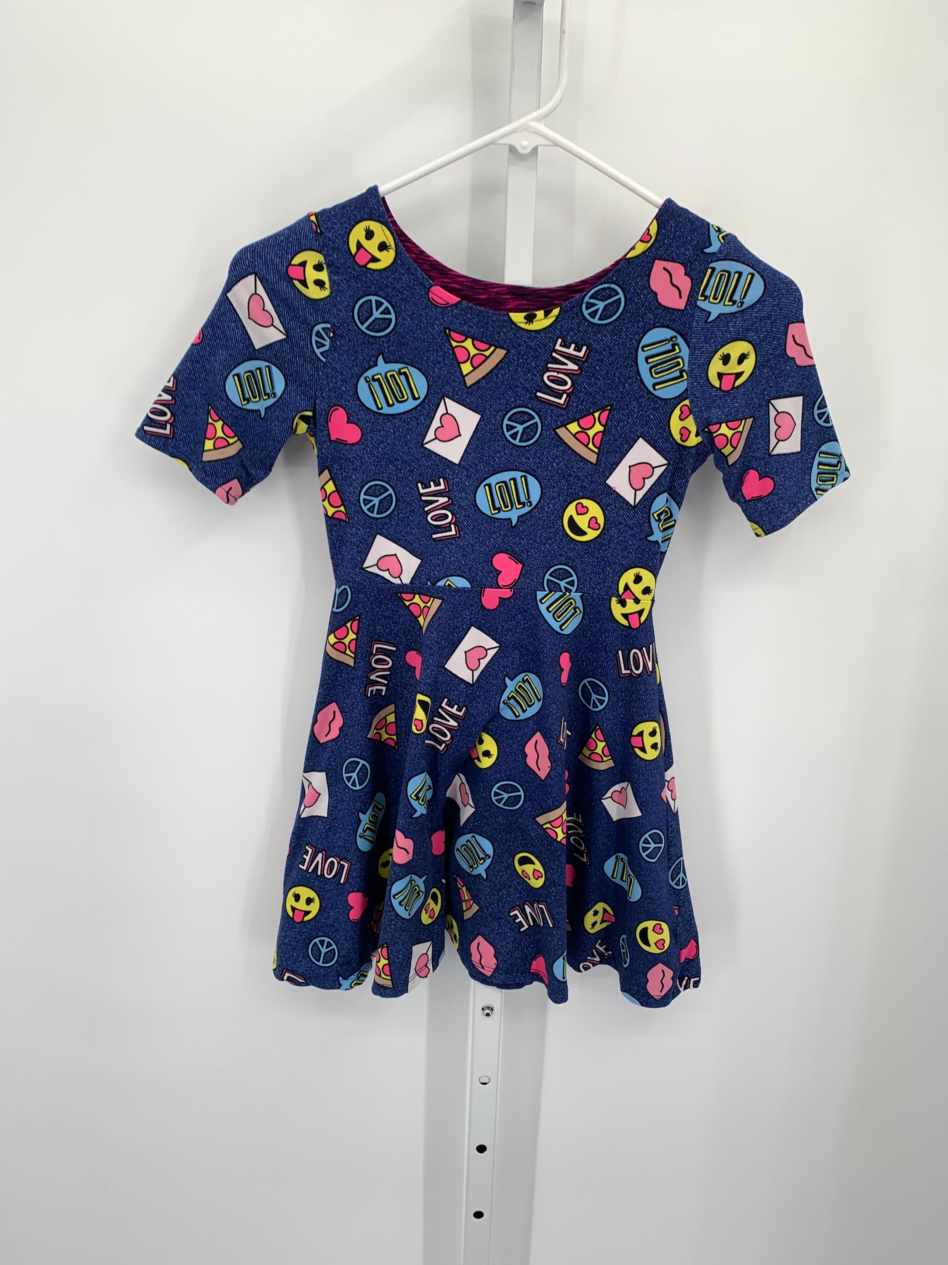 Emily West Size 7 Girls Short Sleeve Dress