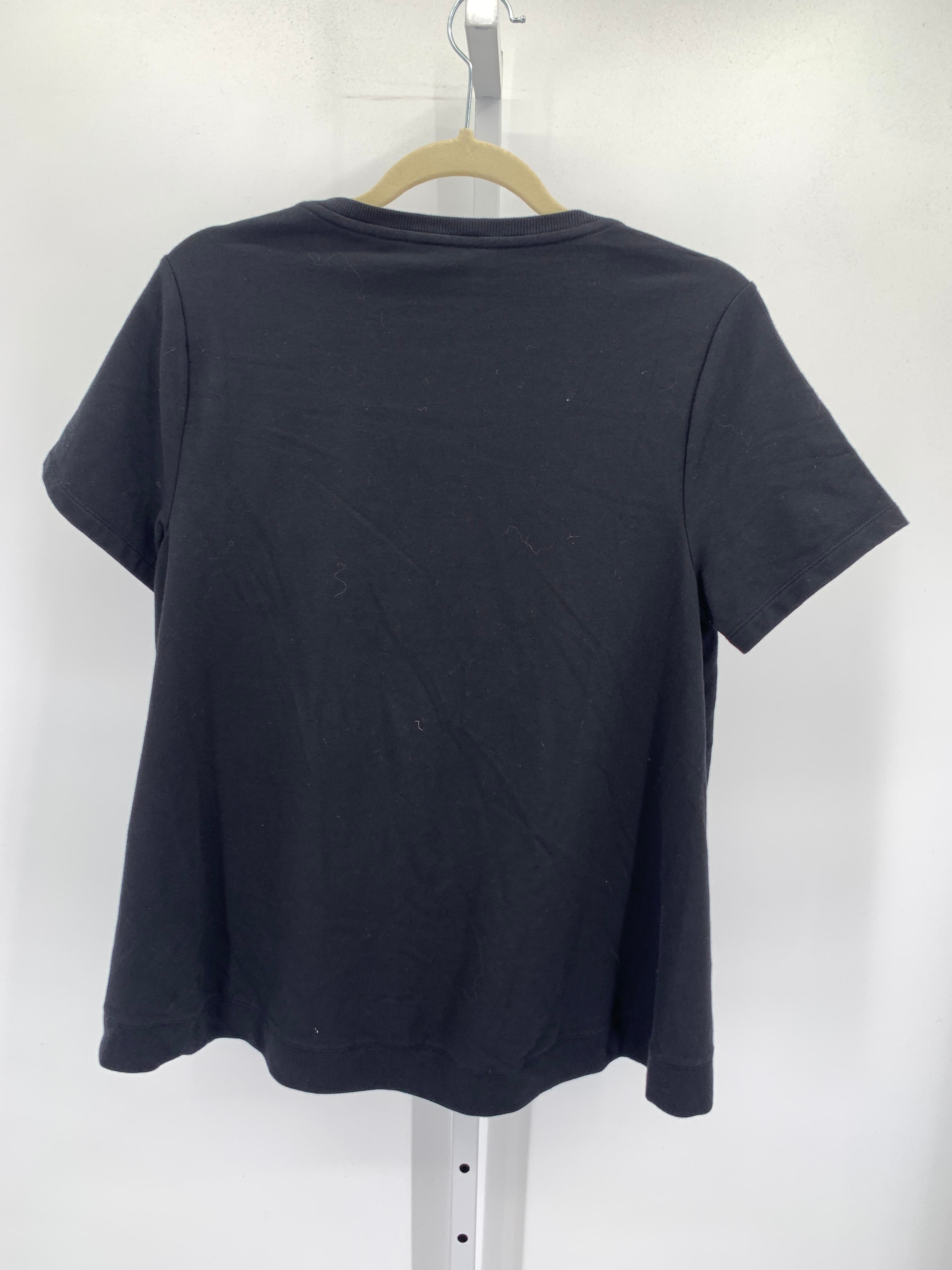 Halston Size Medium Misses Short Sleeve Shirt