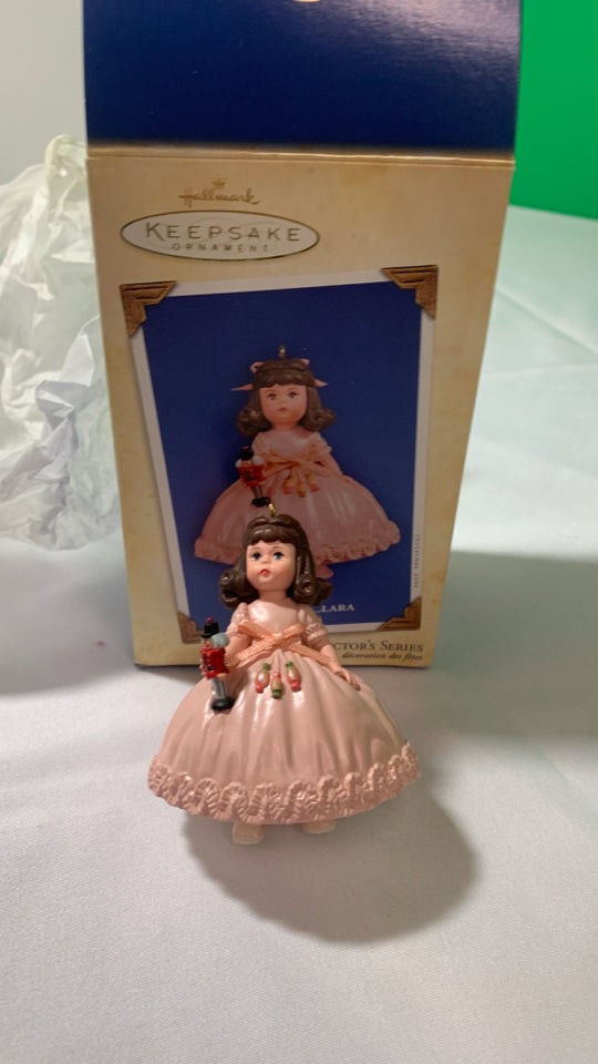 HALLMARK DANCING CLARA NUTCRACKER ORNAMENT.