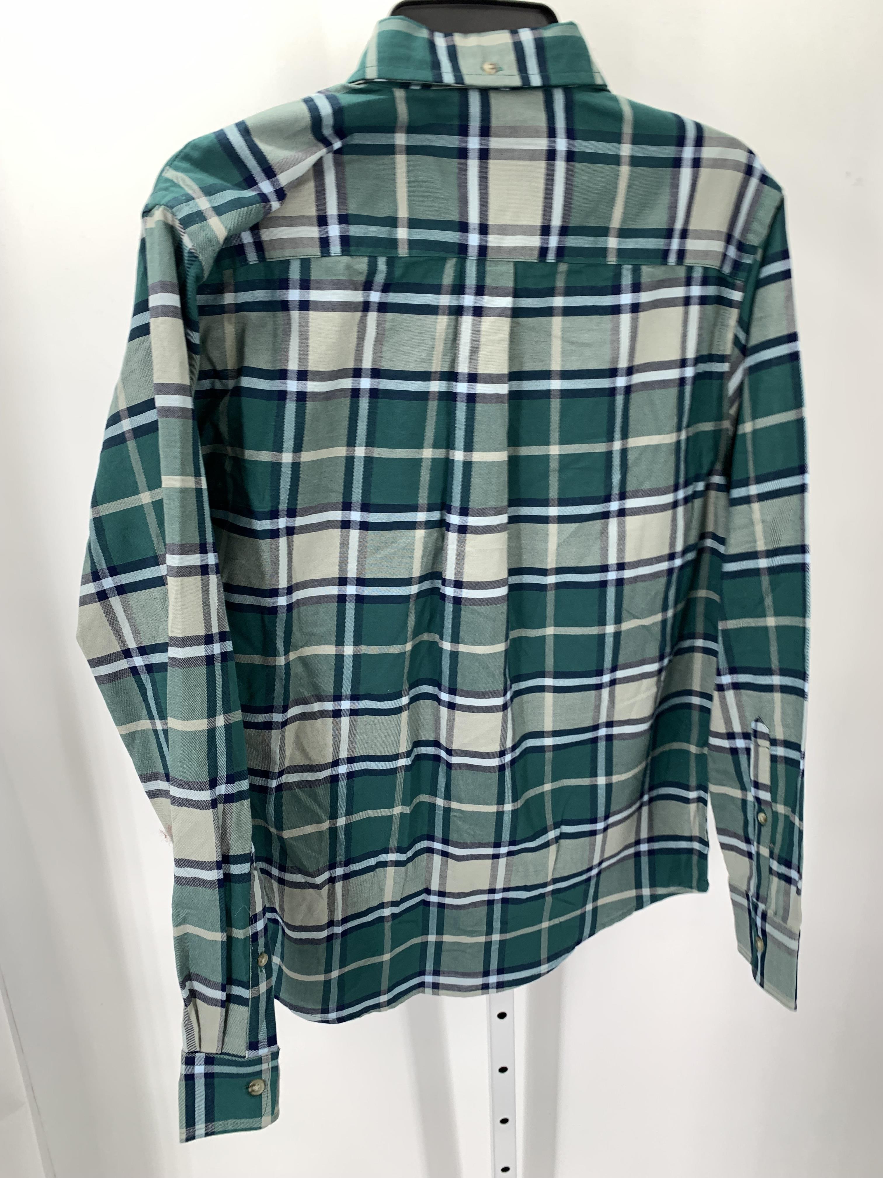 PLAID BTN DOWN