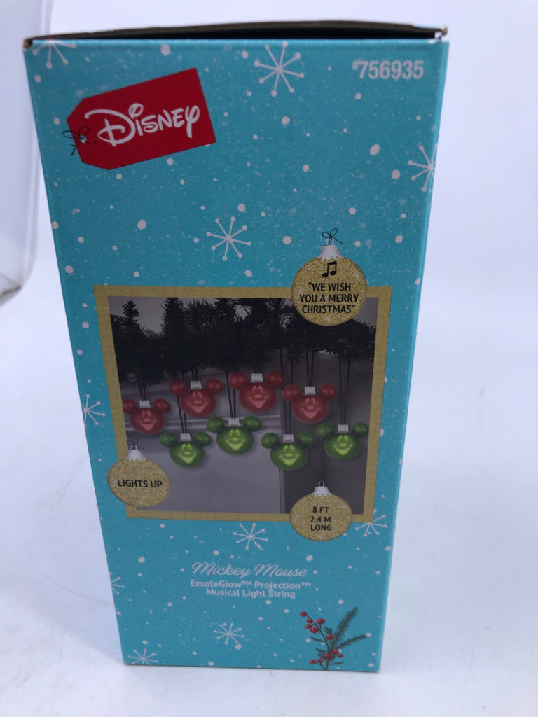 NIB MICKEY MOUSE MUSICAL LIGHT STRING.