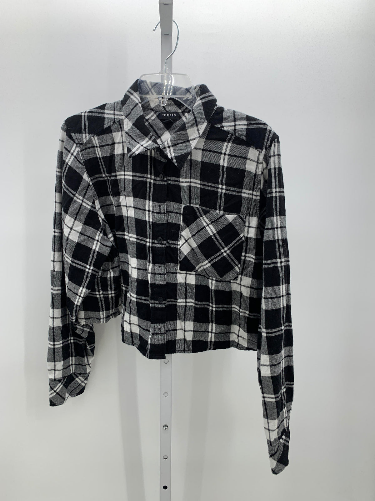 Torrid Size 0X Womens Long Sleeve Shirt