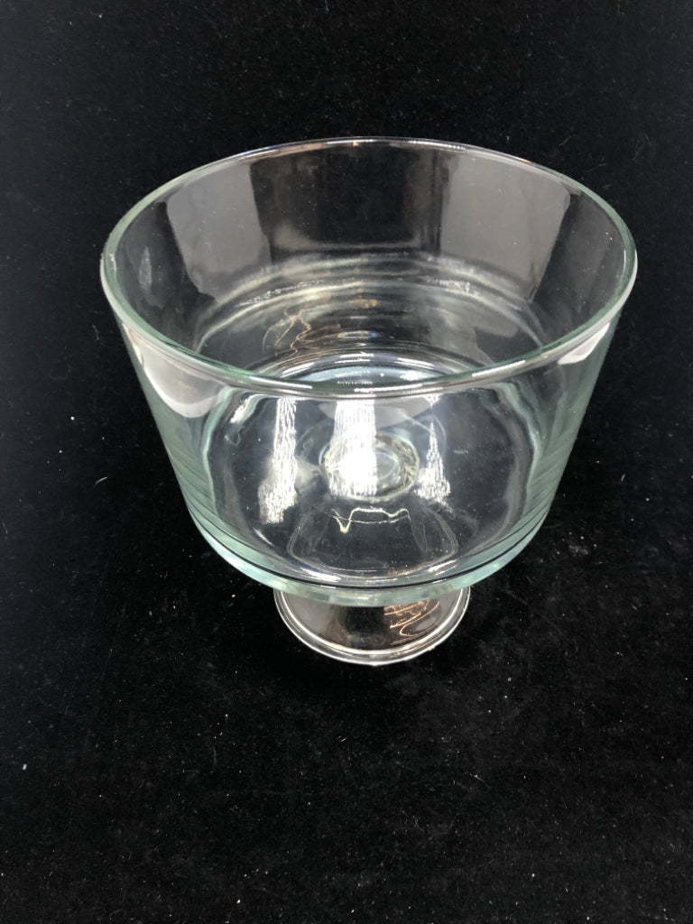 GLASS TRIFLE DISH.