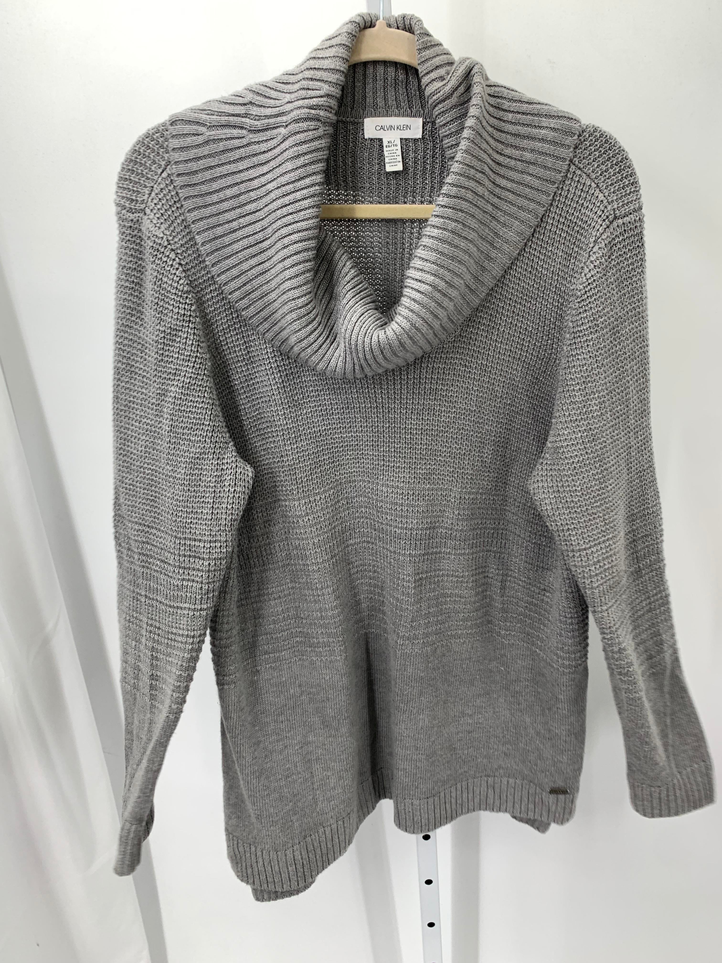 Calvin Klein Size Extra Large Misses Long Slv Sweater