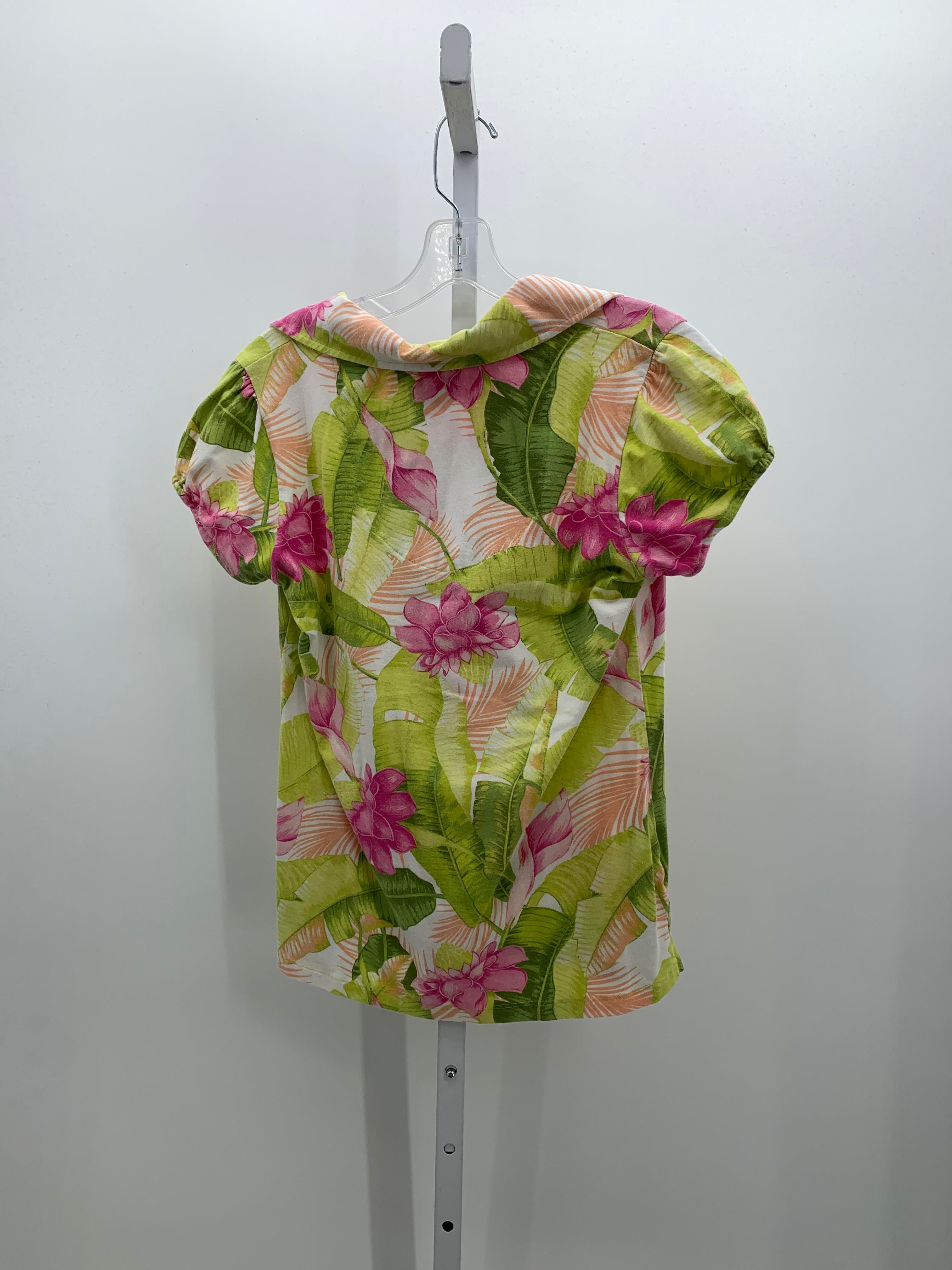 Caribbean Joe Size Small Misses Short Sleeve Shirt