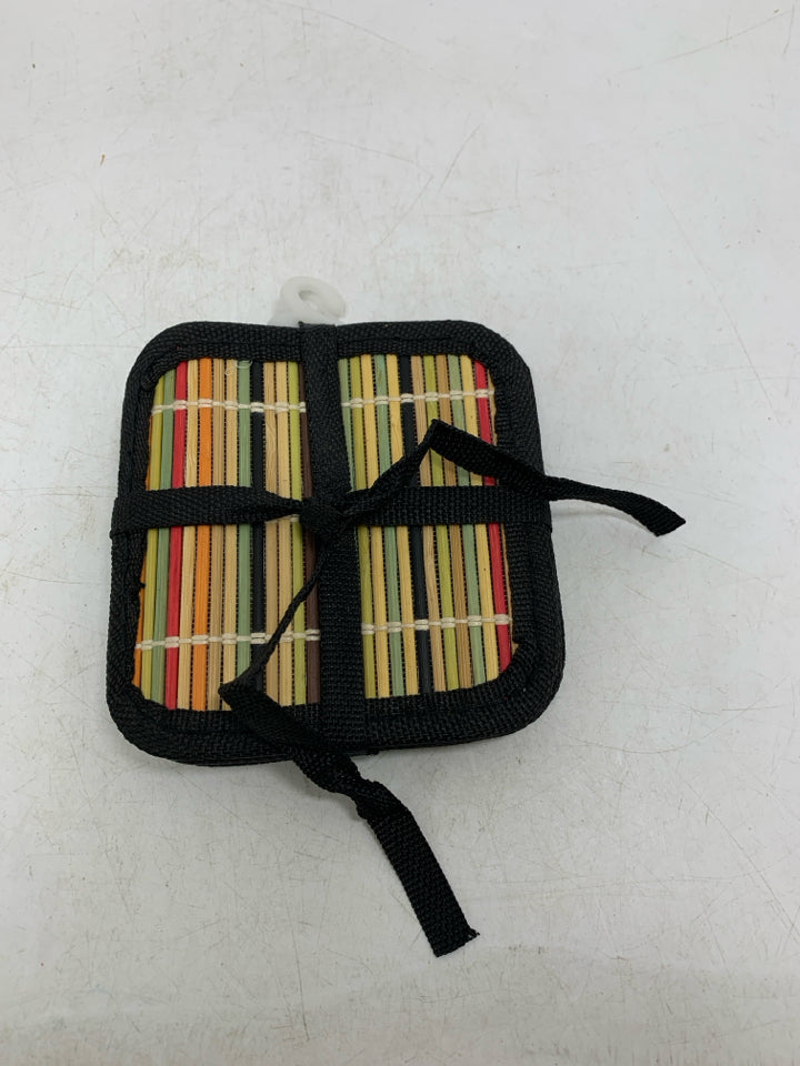 NIP 6 RAINBOW STICK COASTERS.