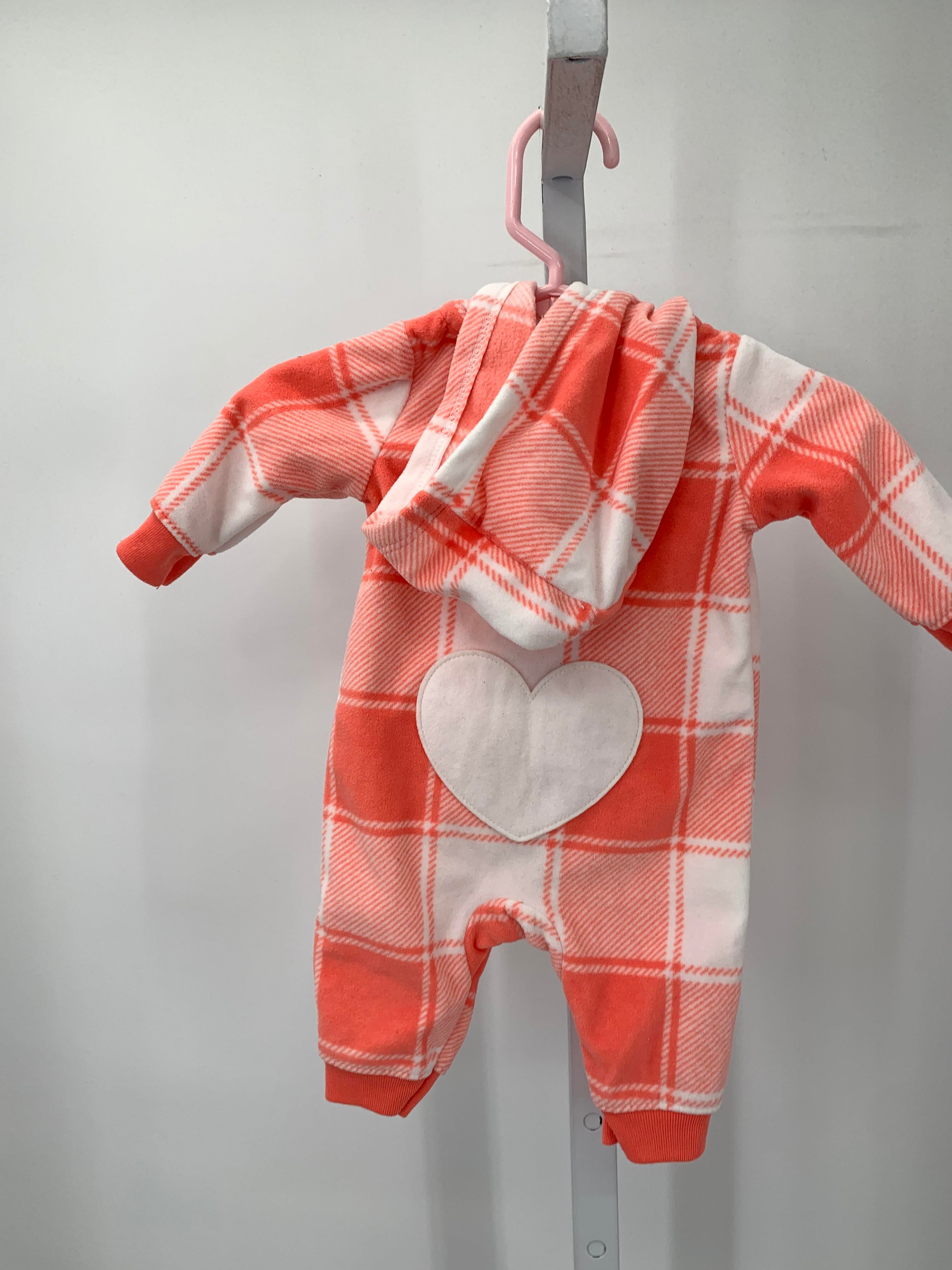 Carters Size Newborn Girls Long Slv. Romper