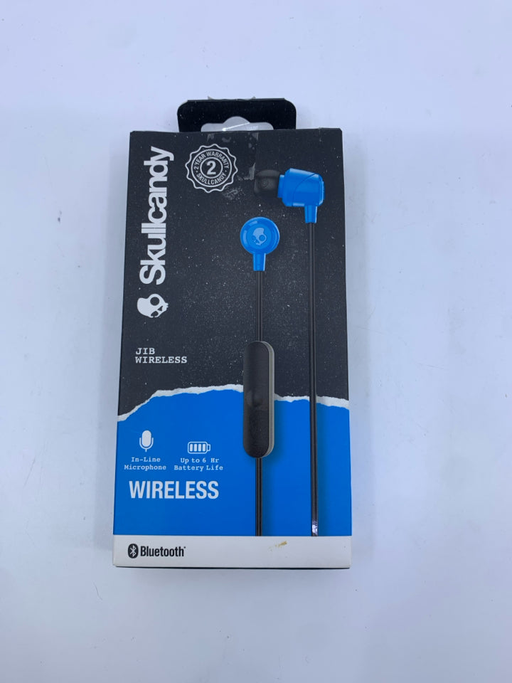 NIP SKULLCANDY WIRELESS EARBUDS.