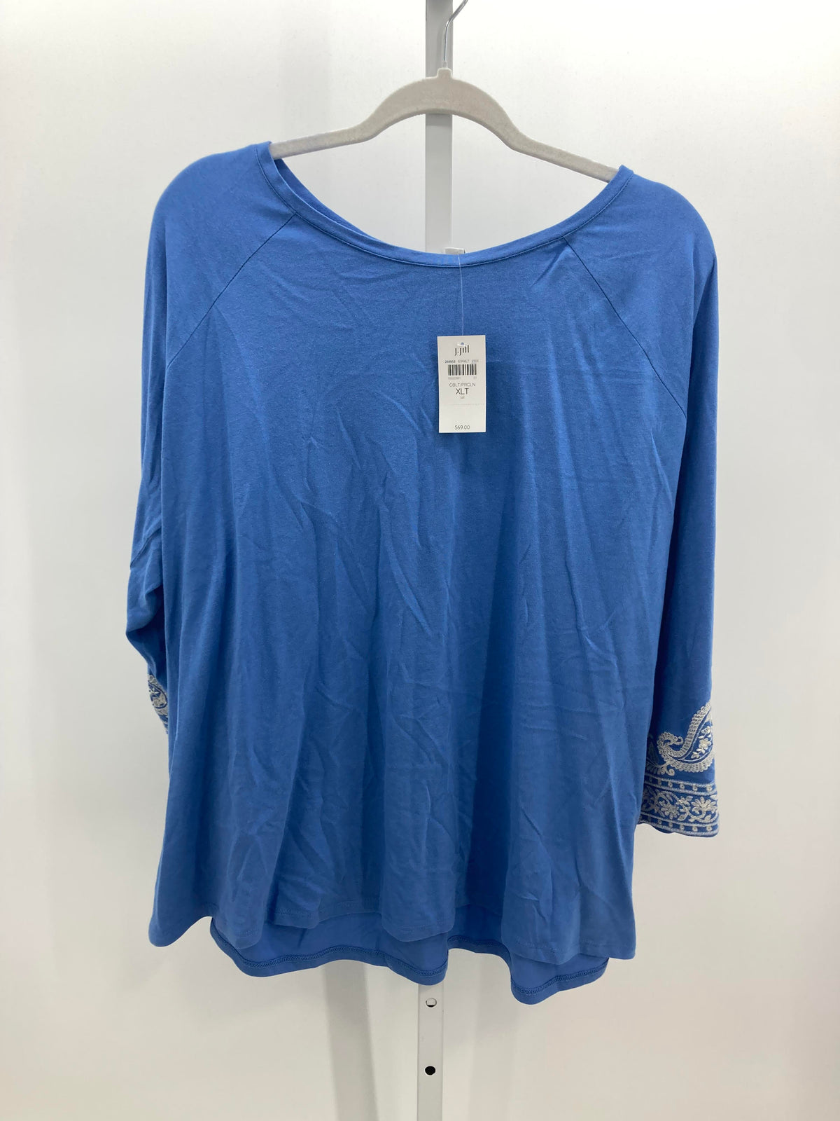 J-Jill Size Extra Large Misses 3/4 Sleeve Shirt