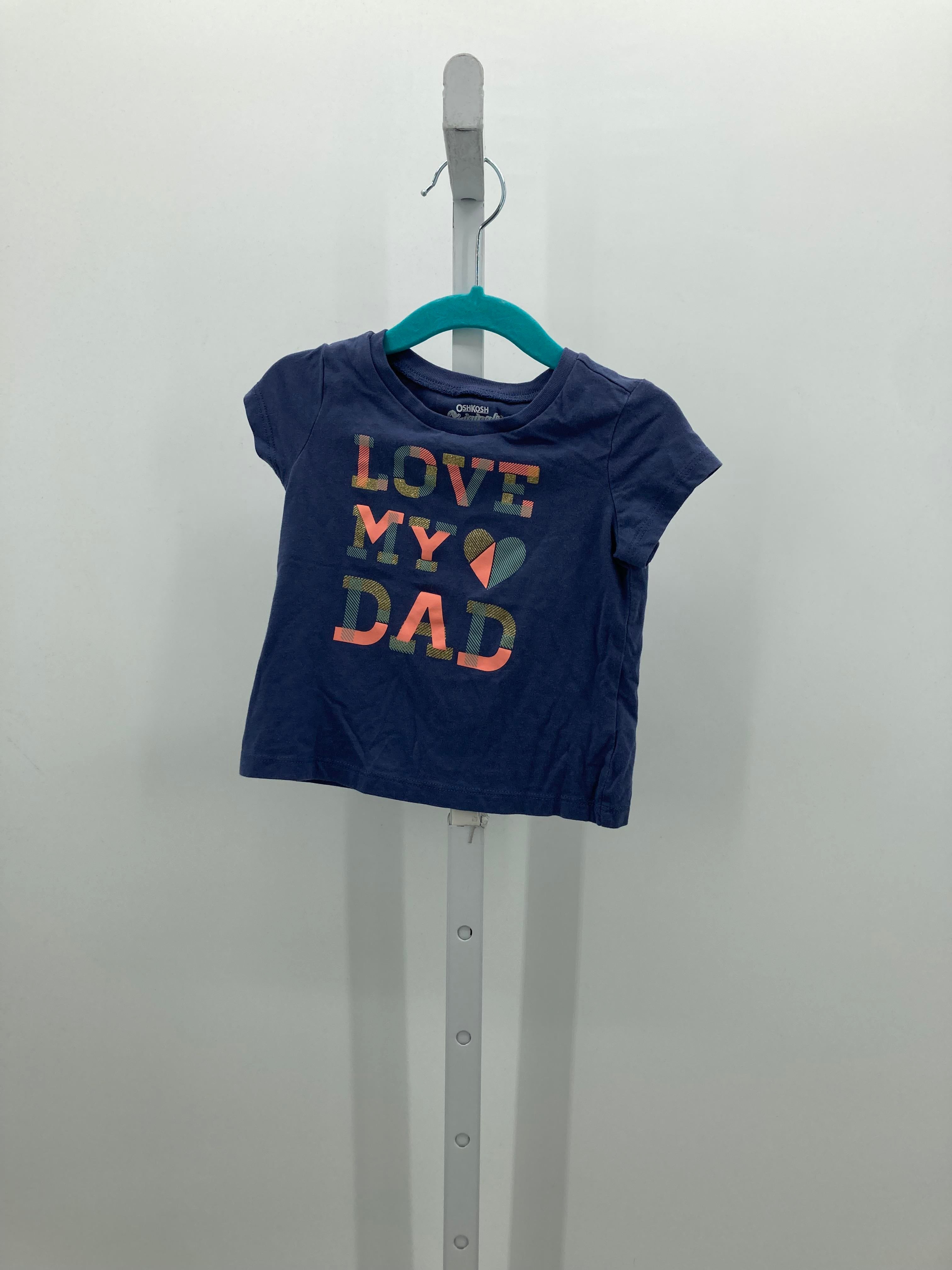 Osh Kosh Size 18 Months Girls Short Sleeve Shirt