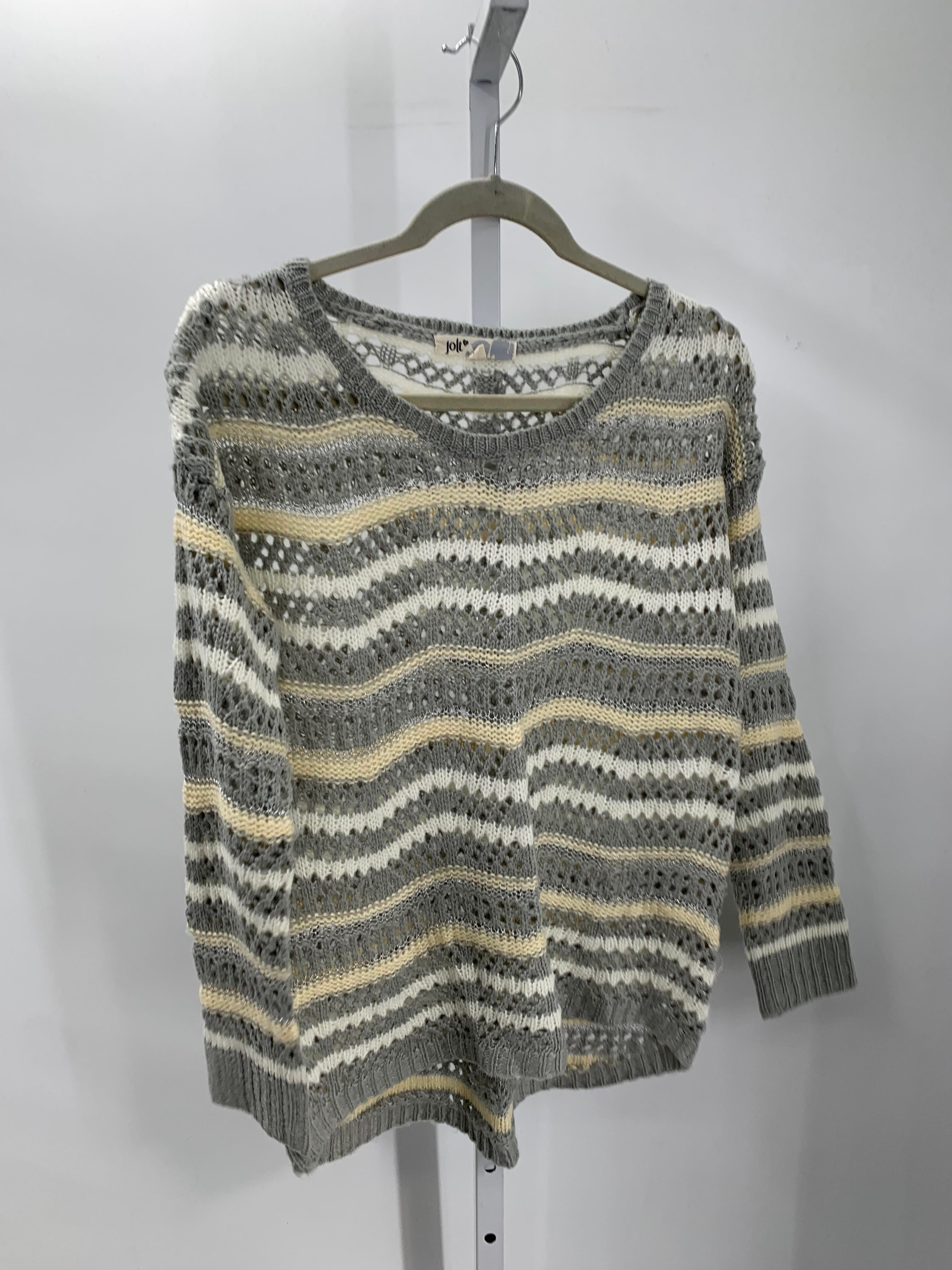 Jolt Size Medium Juniors Long Sleeve Sweater