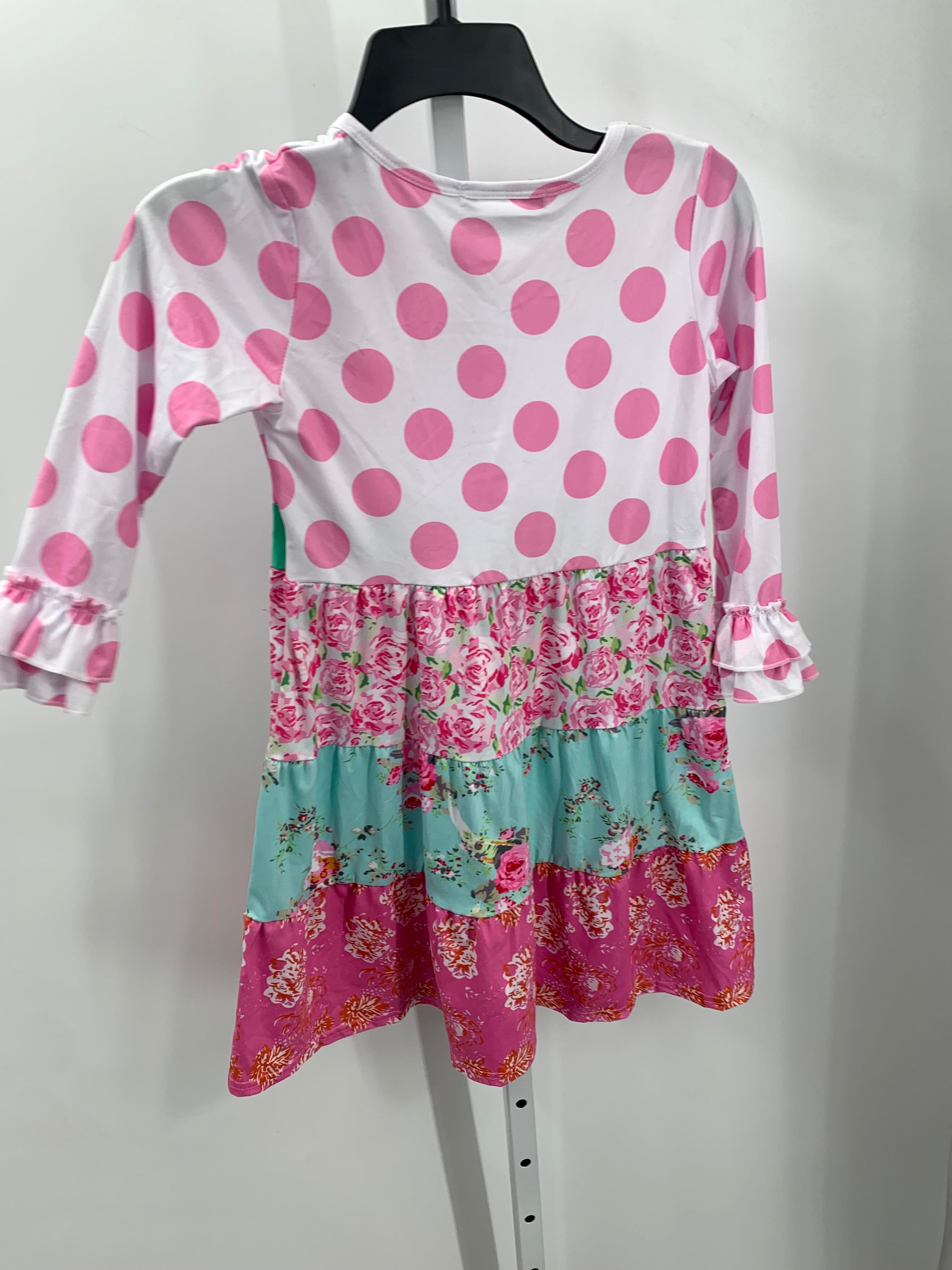Size 7-8 Girls Long Sleeve Dress