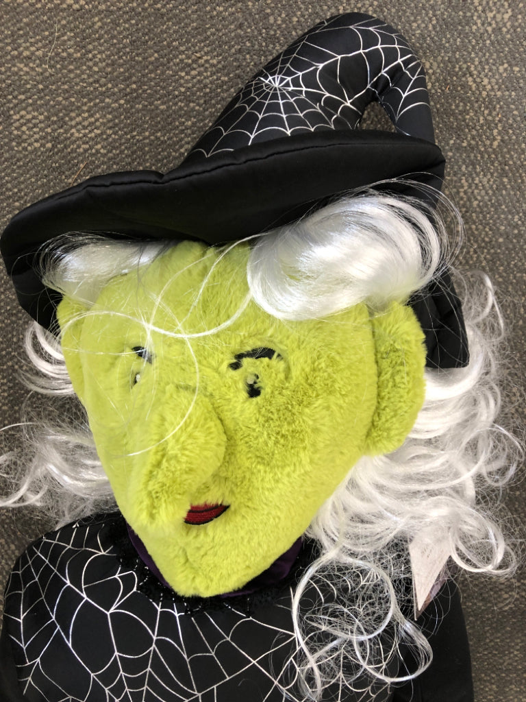 GREEN WITCH PILLOW.