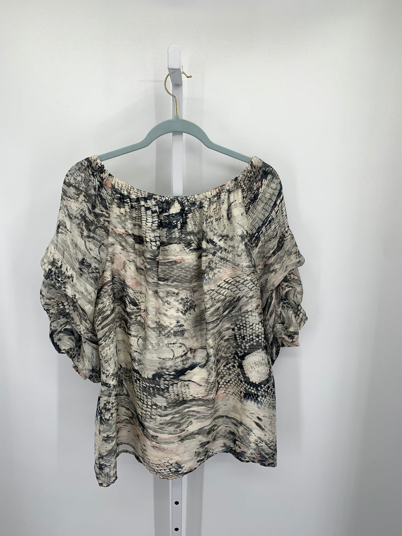 Roz & Ali Size Extra Large Misses Short Sleeve Shirt