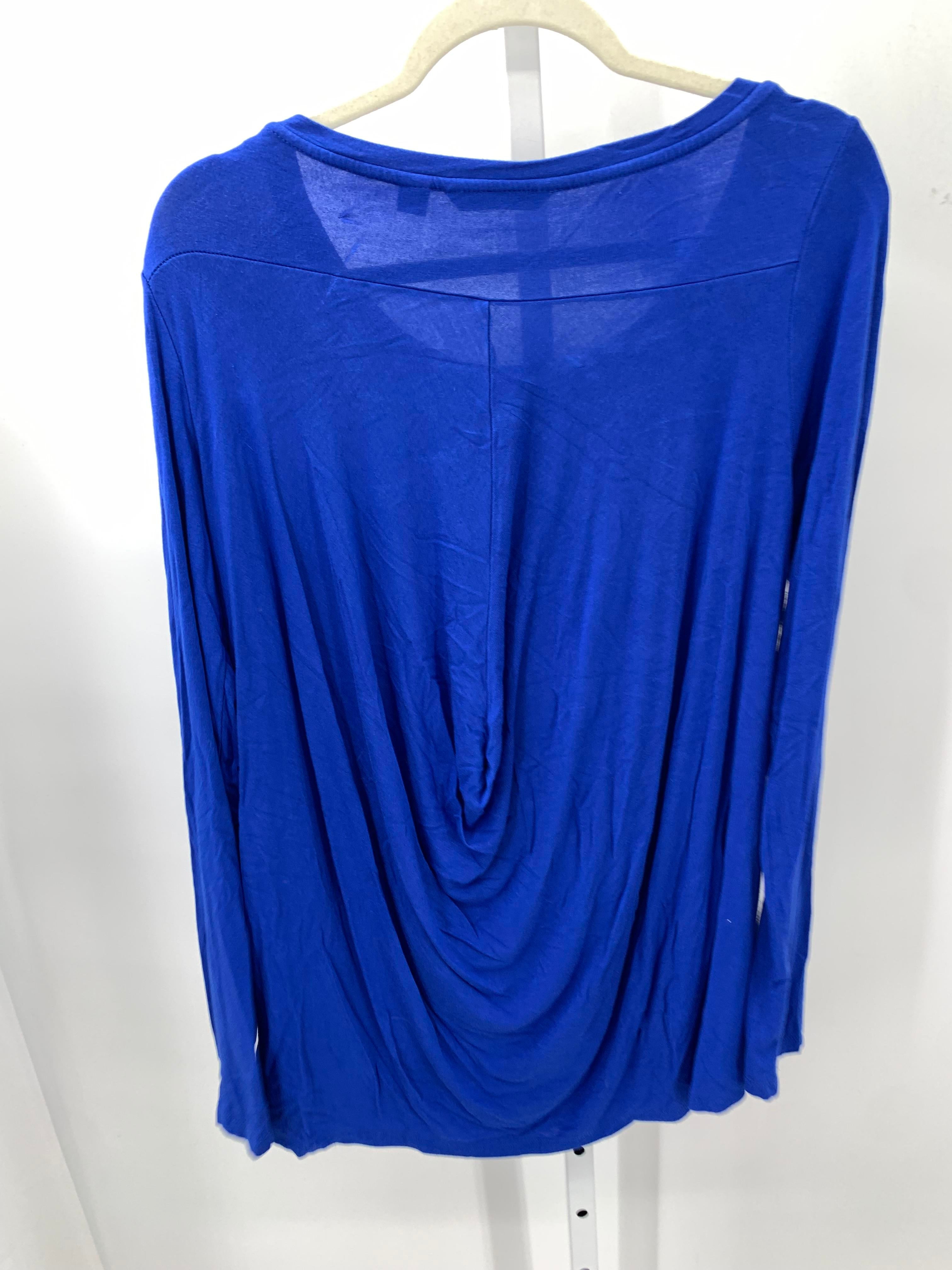 Halston Size Medium Misses Long Sleeve Shirt