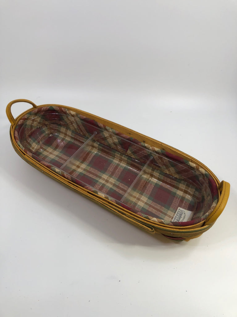 2000 CENTURY OBLONG BASKET, LINER + PROTECTOR.