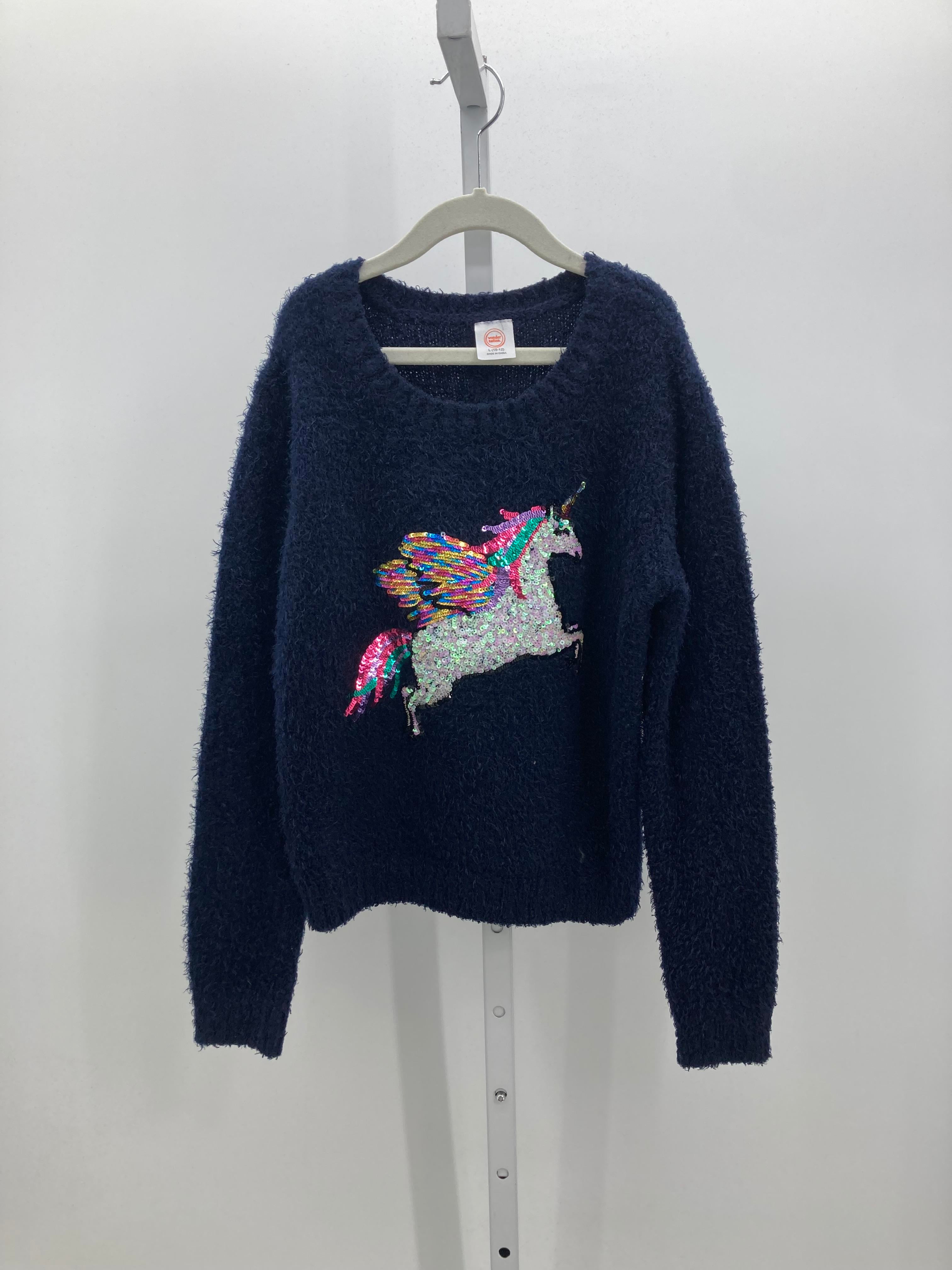 Wonder Nation Size 10-12 Girls Long Sleeve Sweater