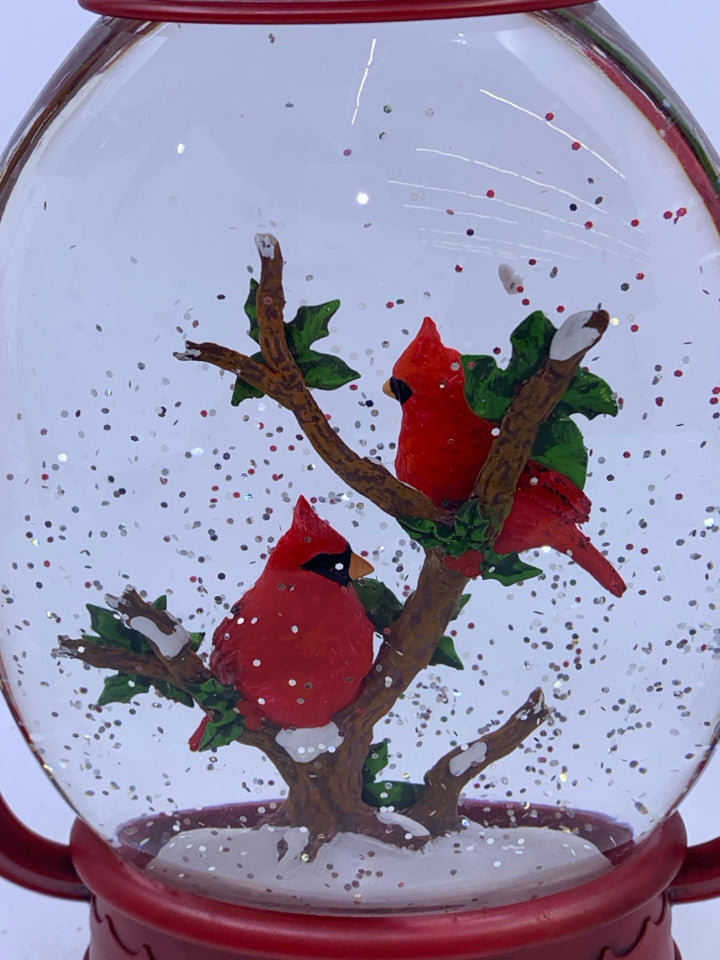 NIB CARDINAL WATER GLOBE LANTERN.