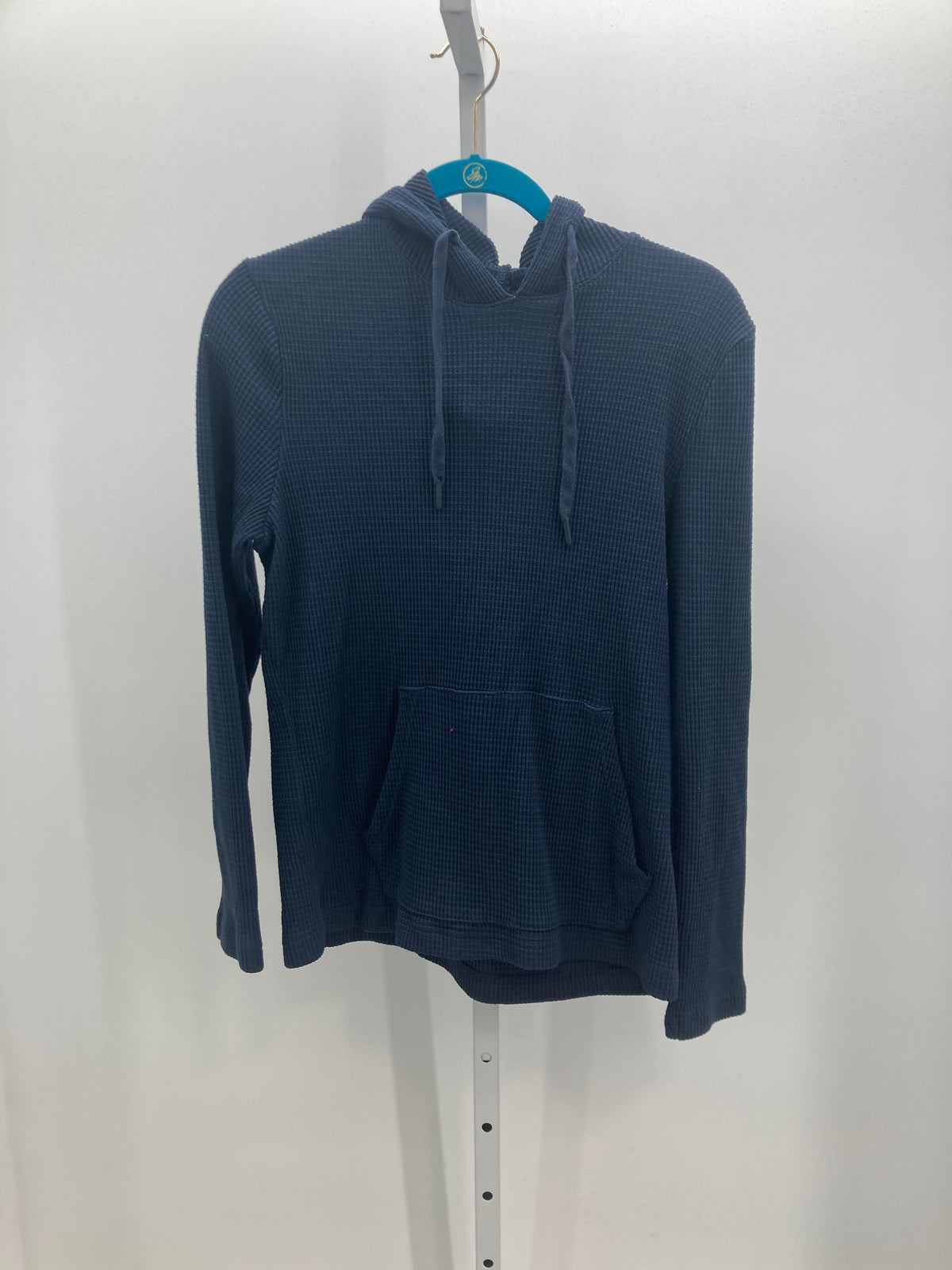 HOODED WAFFLE KNIT.