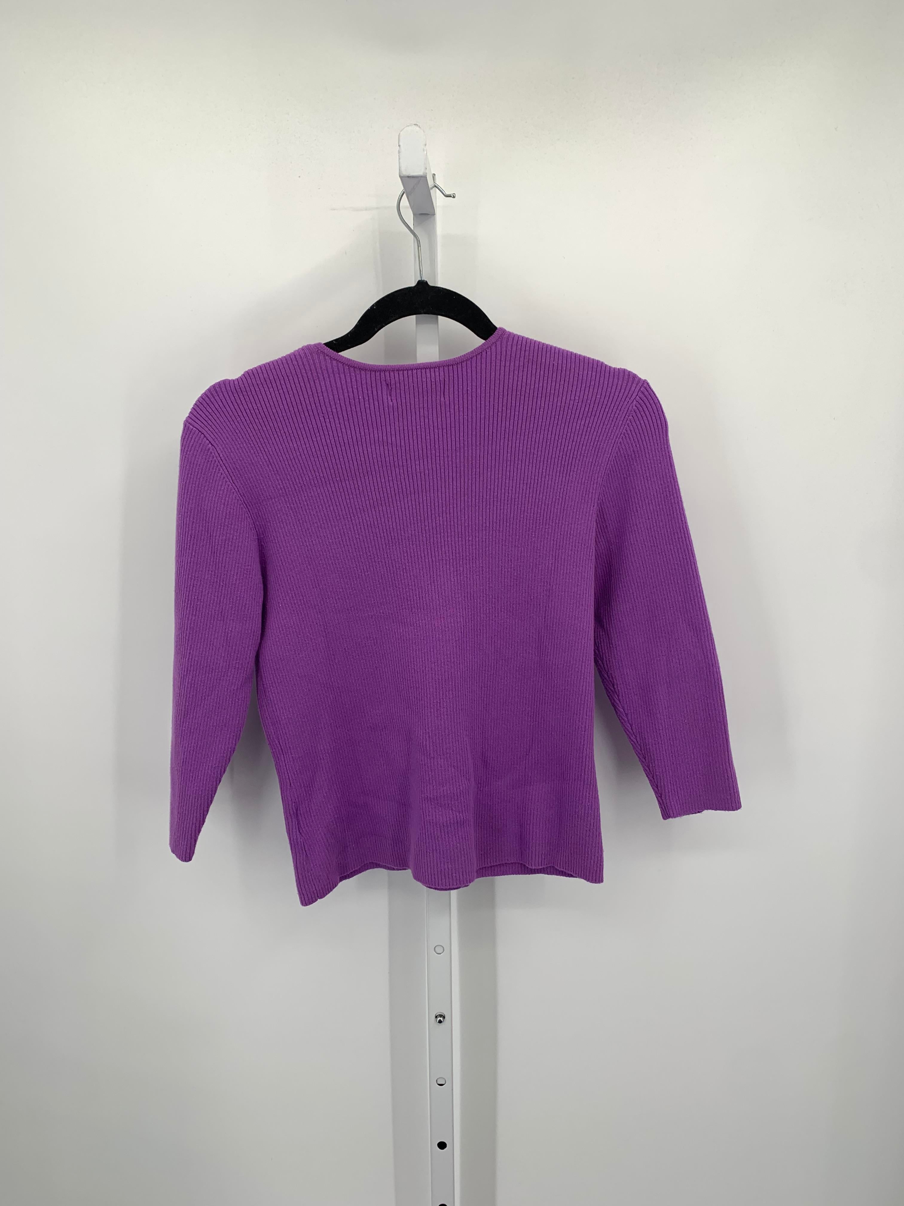 Worthington Size Medium Misses 3/4 Sleeve Sweater