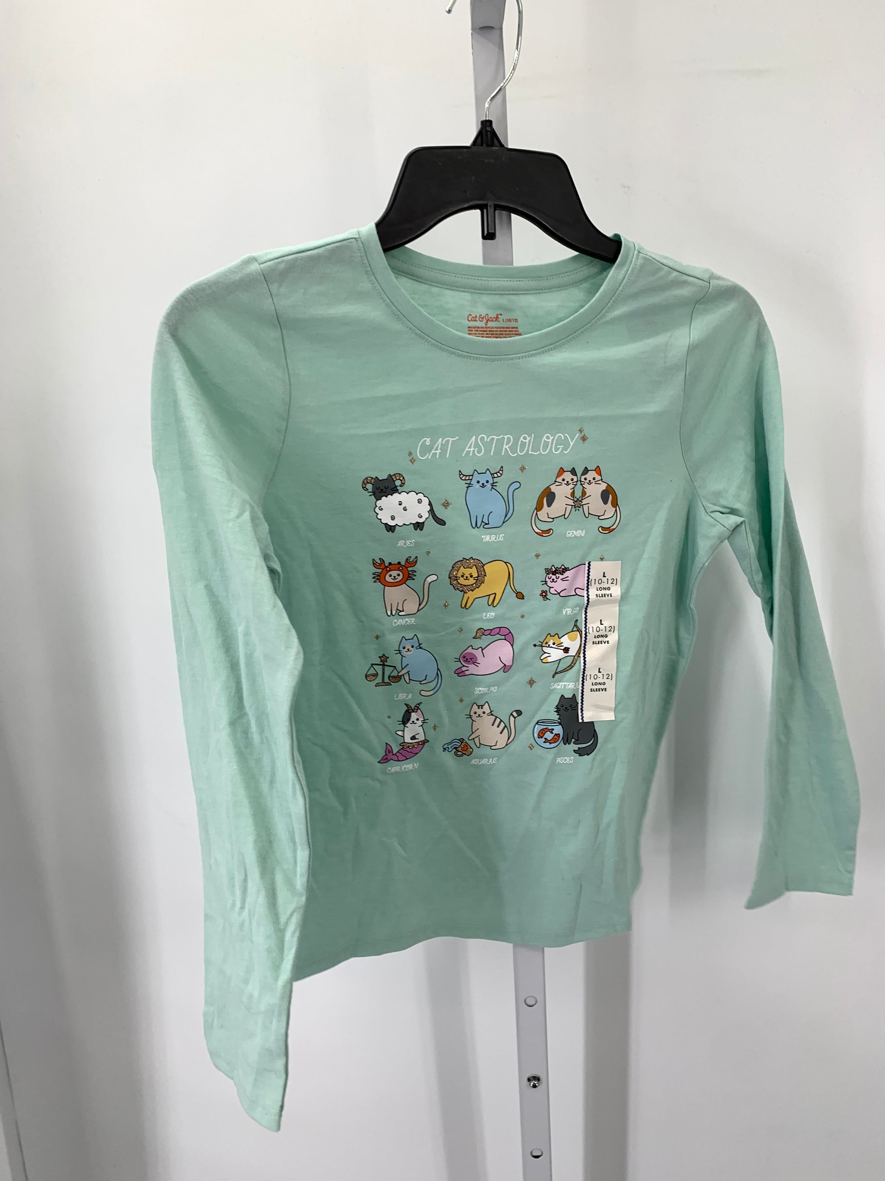 Cat & Jack Size 10-12 Girls Long Sleeve Shirt