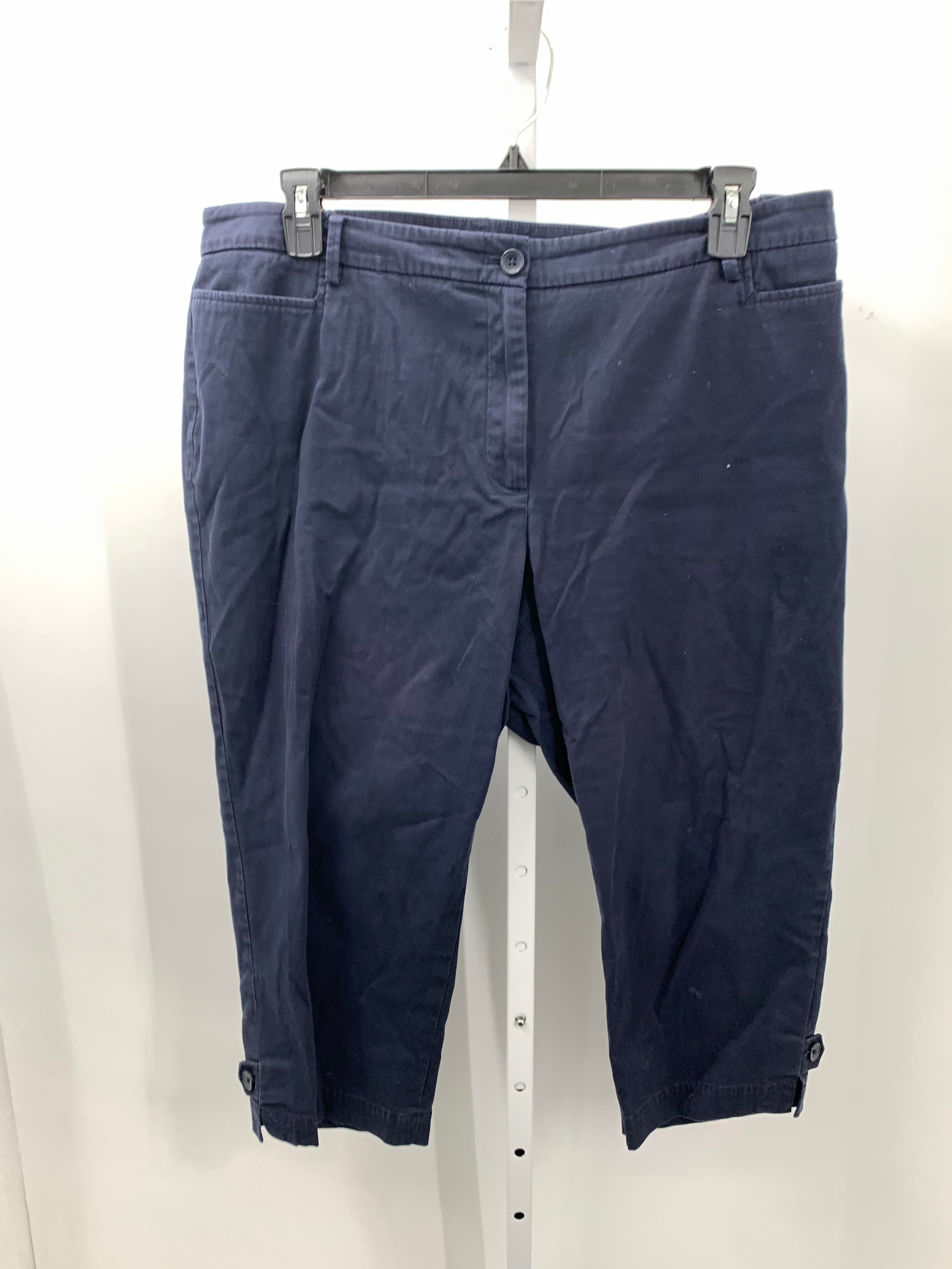 Talbots Size 18 W Womens Capri Pants