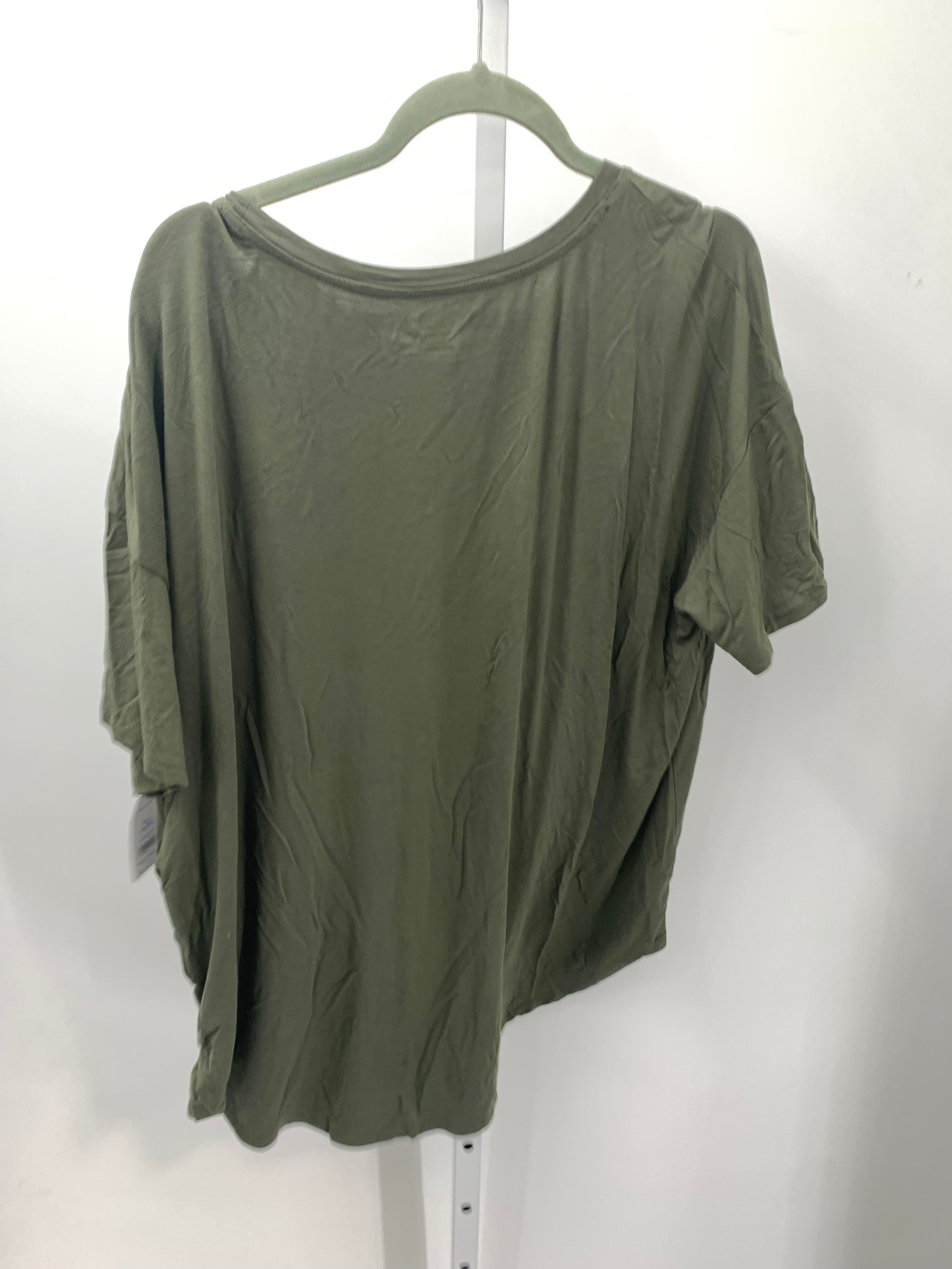 Time and Tru Size XXL Misses Short Sleeve Shirt