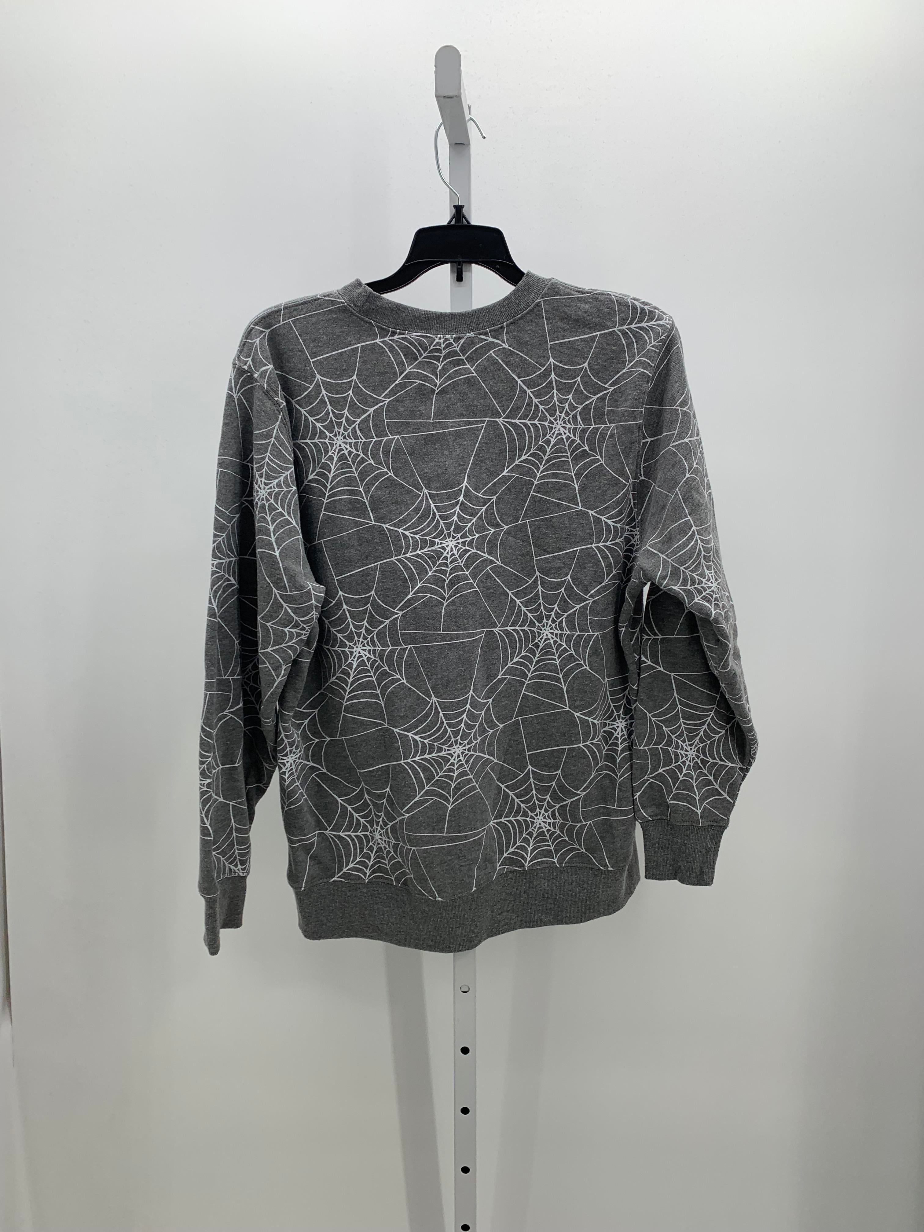 LONG SLV SHIRT SPIDER WEBS