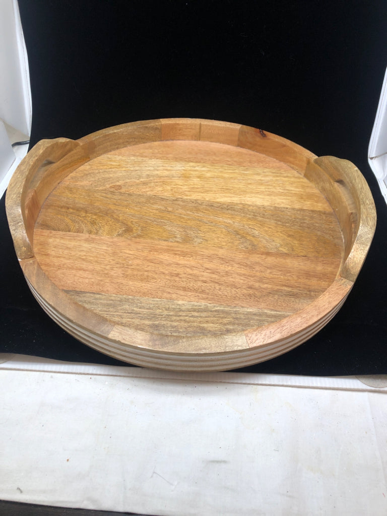 RUSTIC WOODEN TRAY.