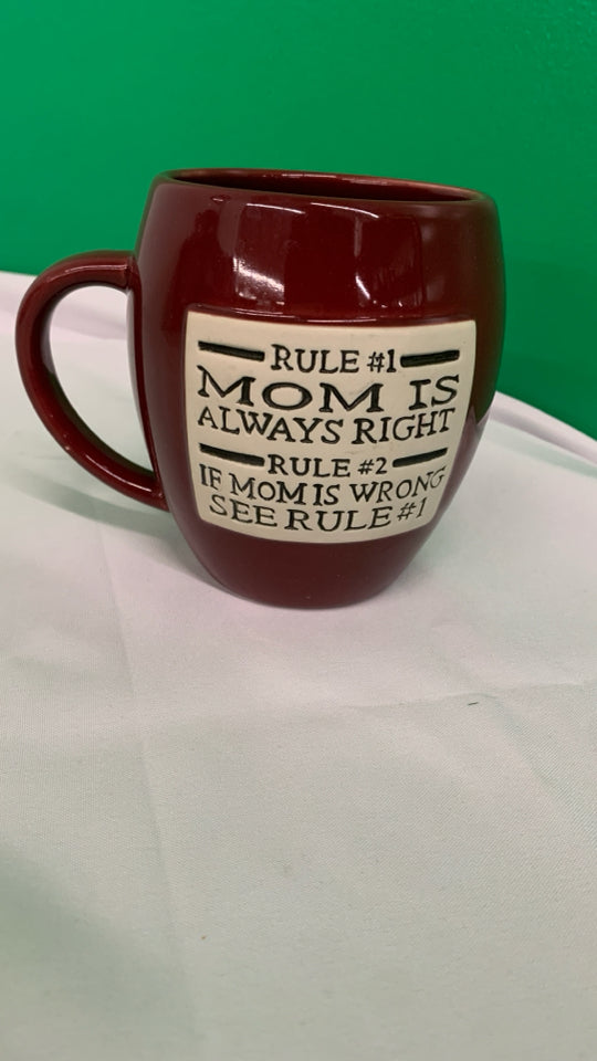 RED RULE #1 MUG.
