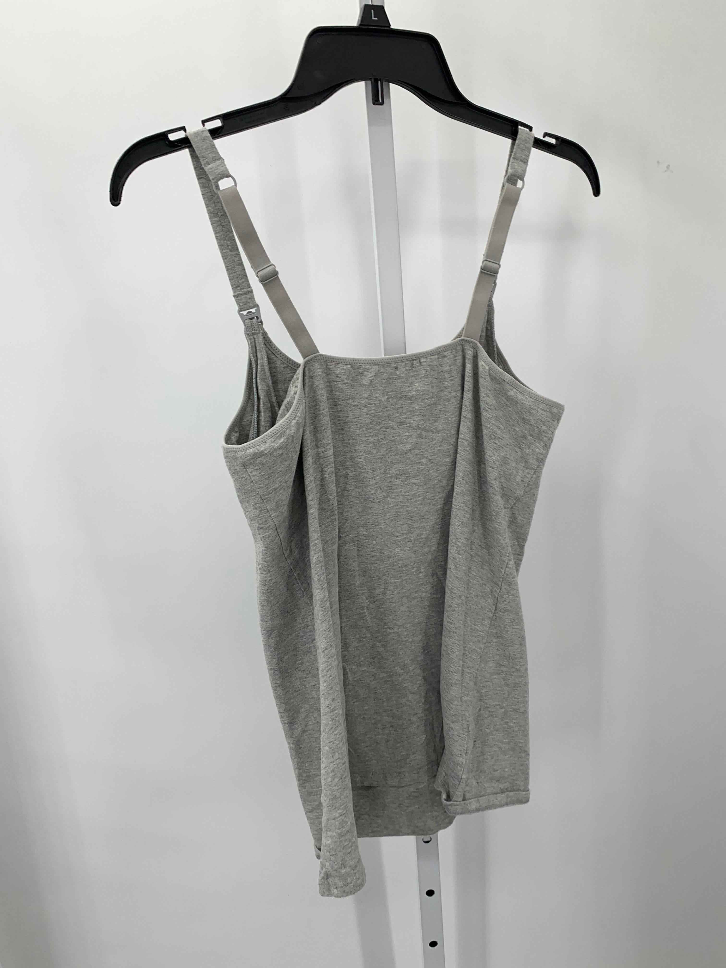 Gilligan & OMalley Grey Size Large Maternity Camisole