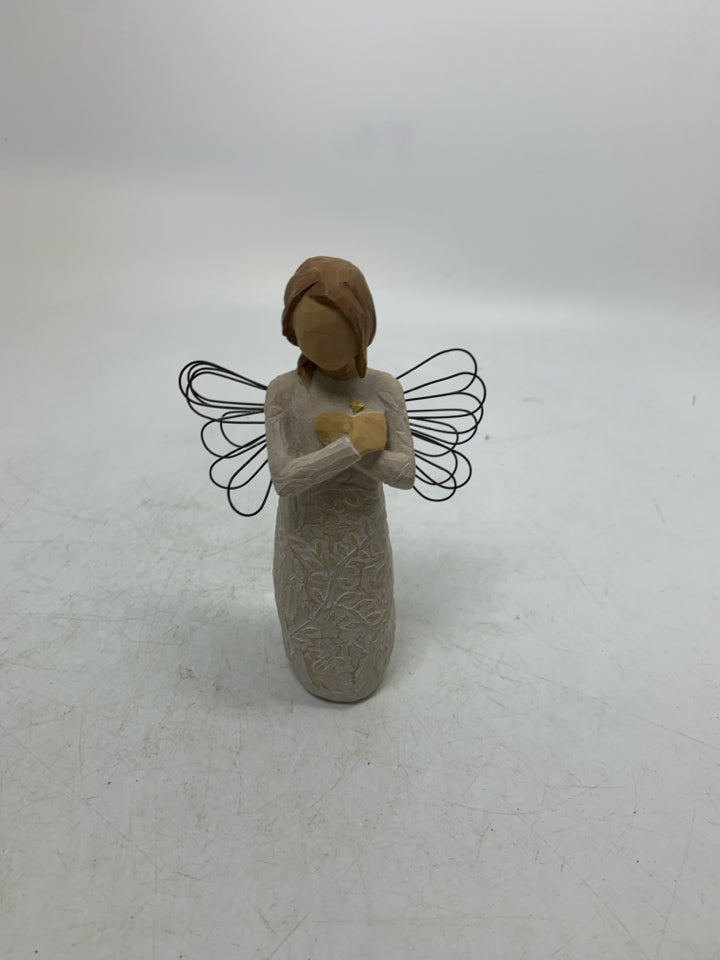 EMBOSSED REMEMBRANCE ANGEL FIGURINE.