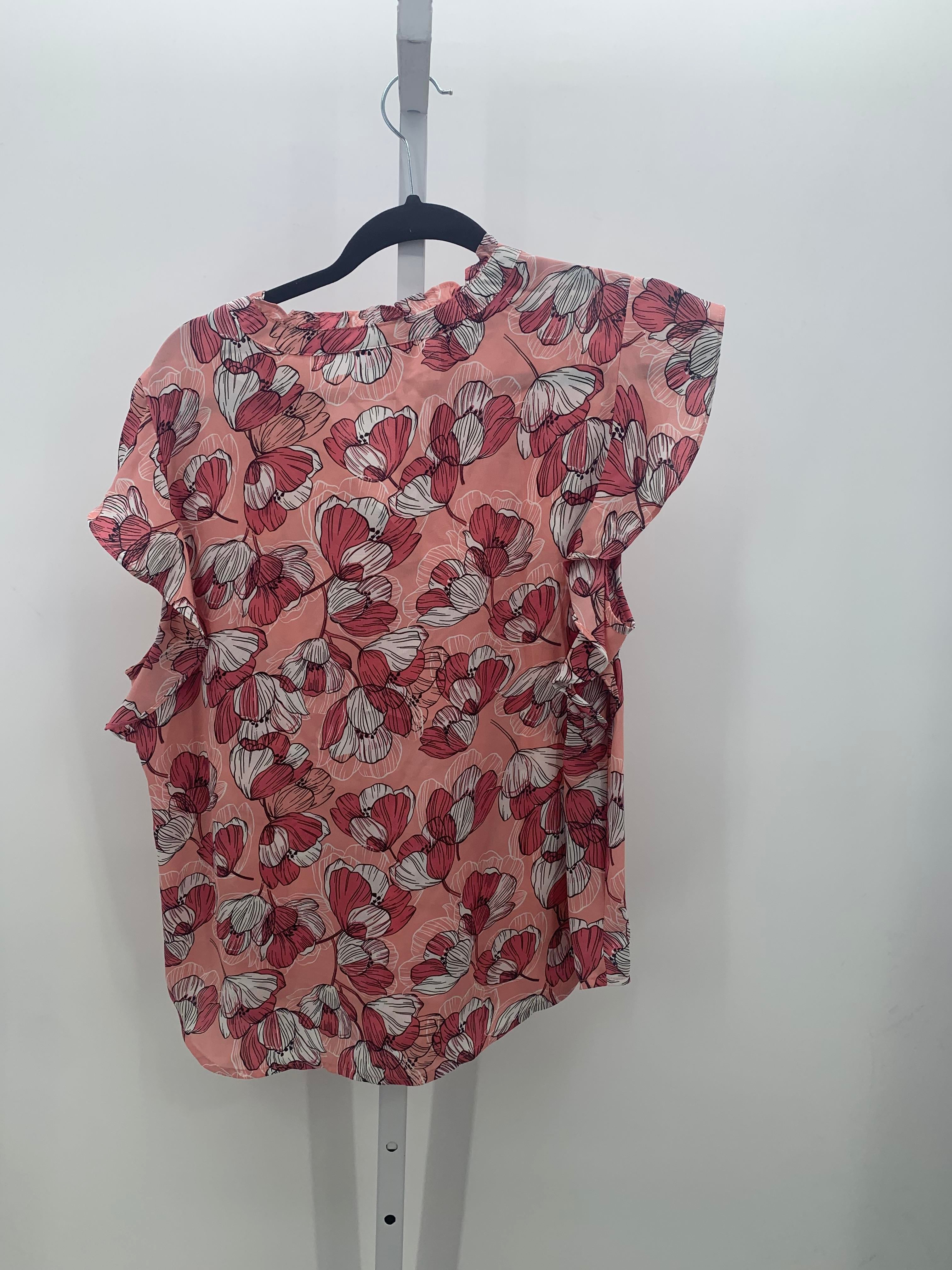 Liz Claiborne Size Large Misses Short Sleeve Shirt
