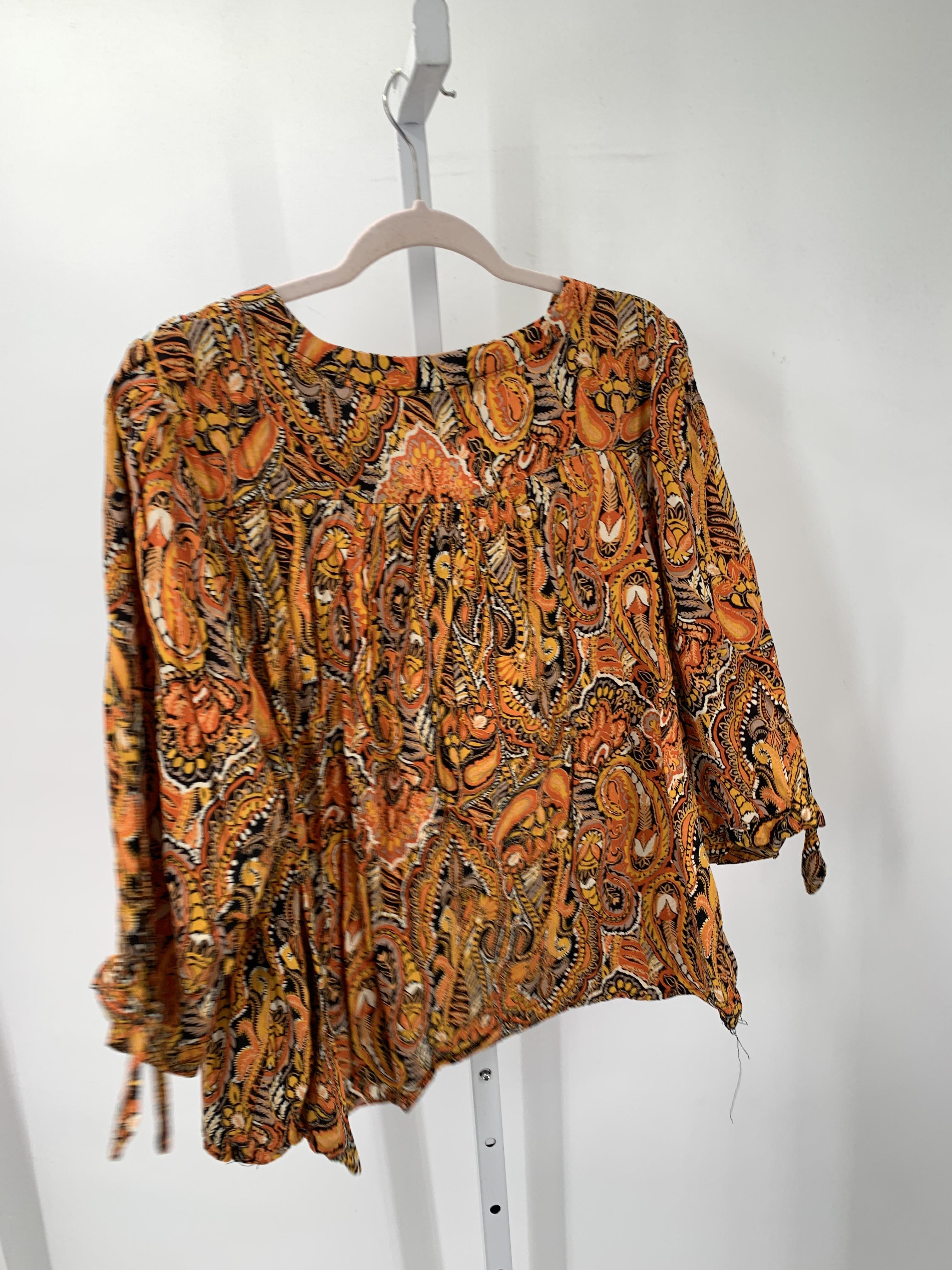Rachel  Roy Size 2X Womens 3/4 Sleeve Shirt