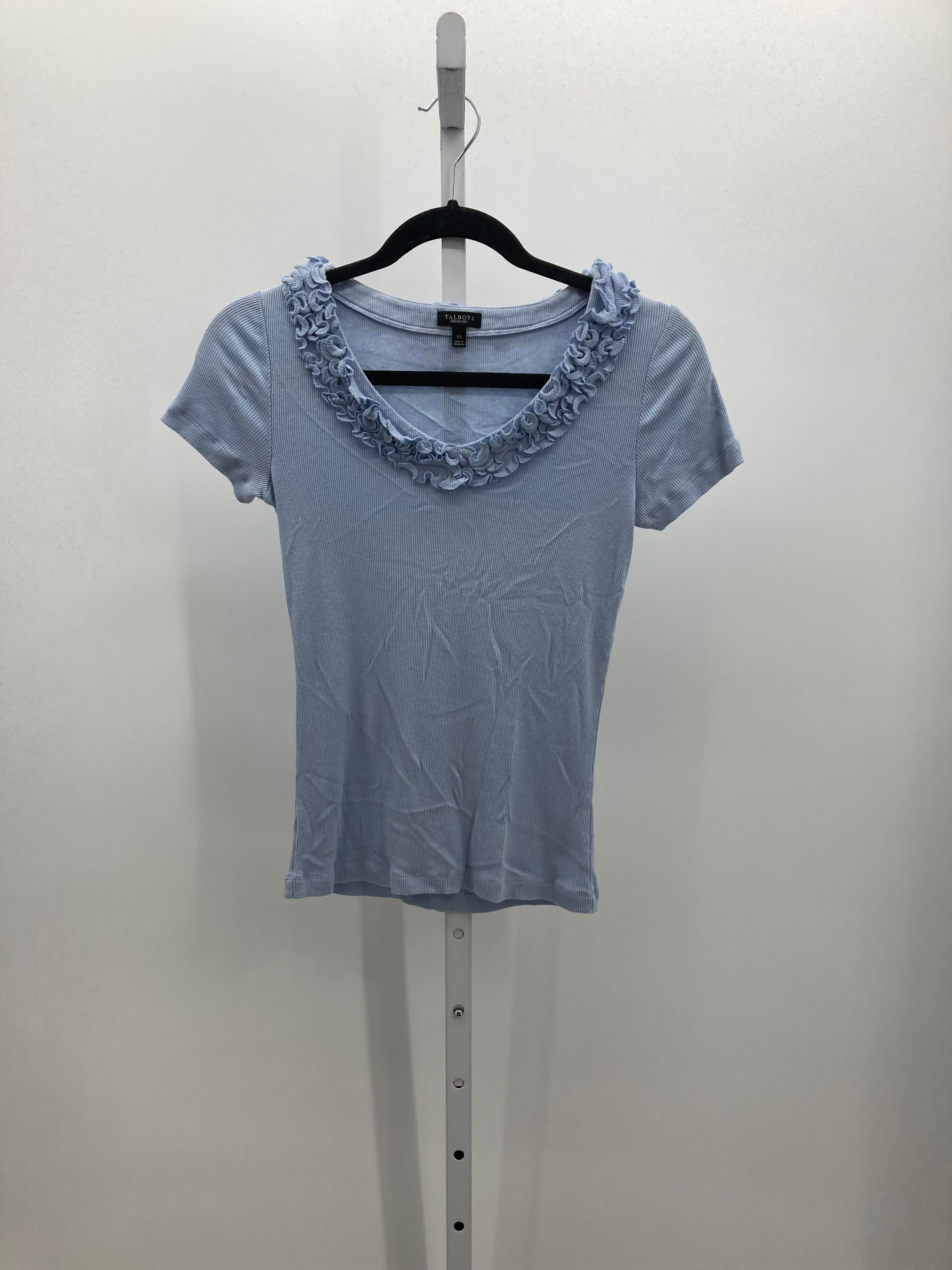 Talbots Size X Small Misses Short Sleeve Shirt