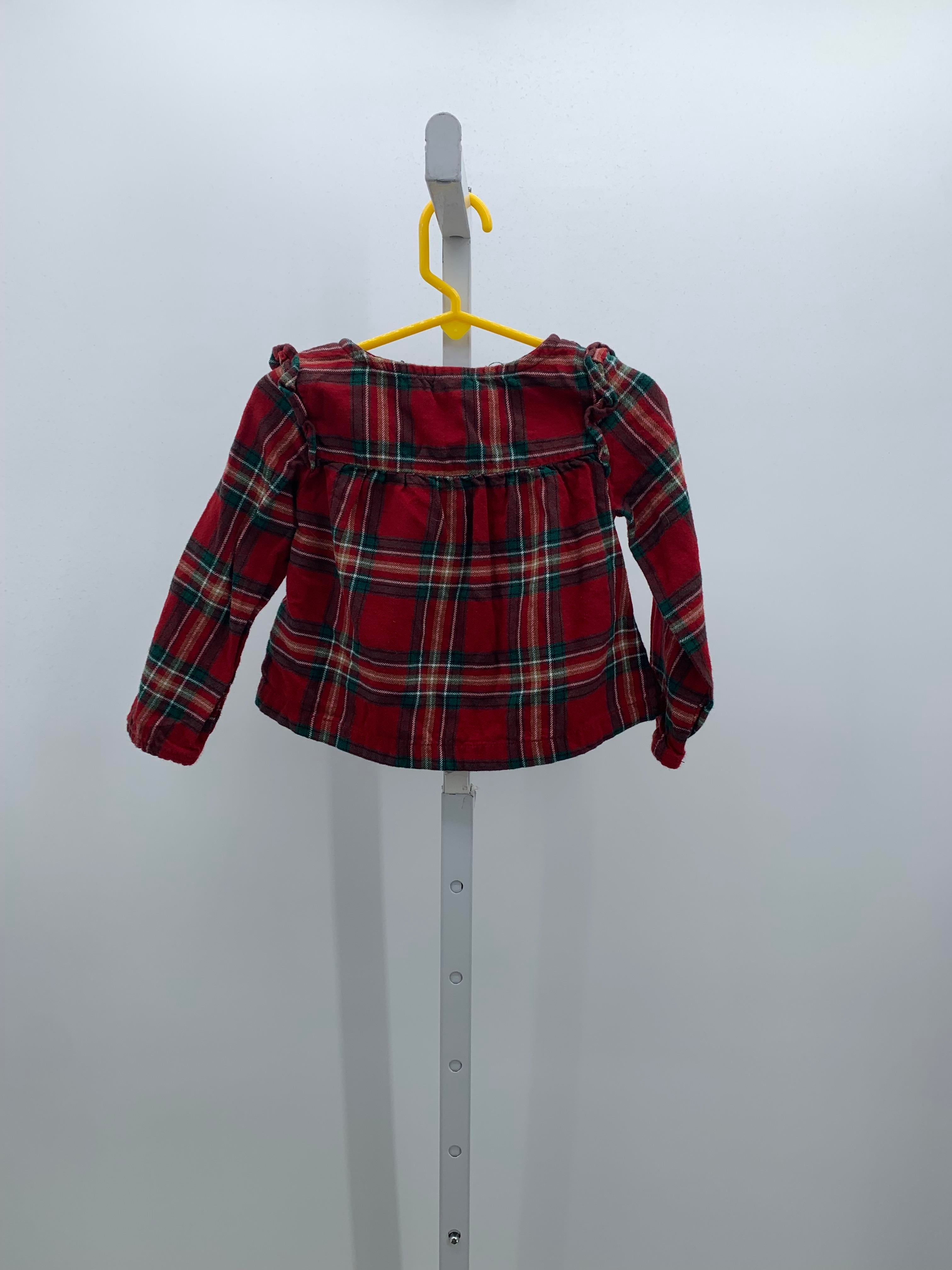 Carters Size 2T Girls Long Sleeve Shirt