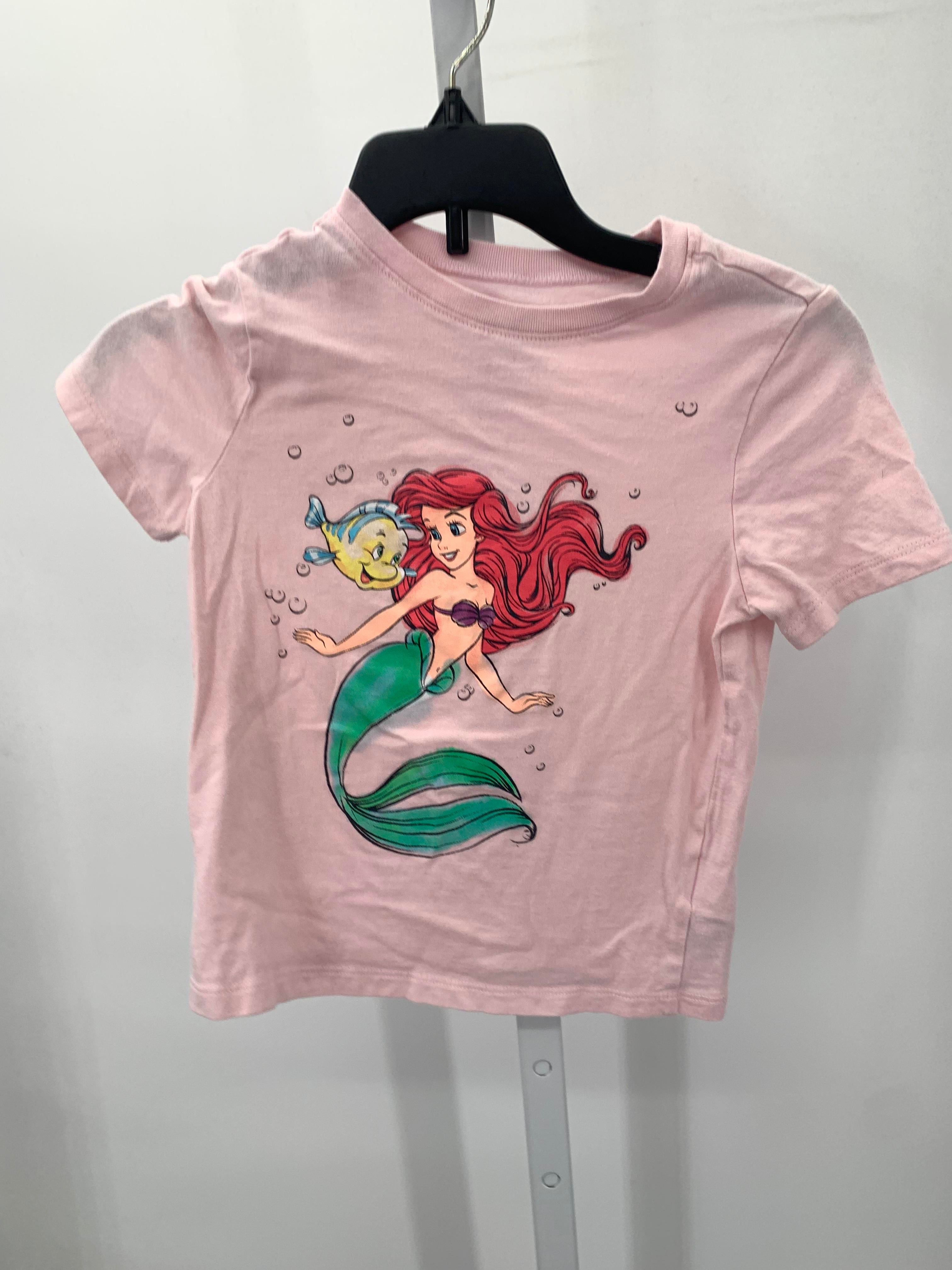 Disney Size 5T Girls Short Sleeve Shirt