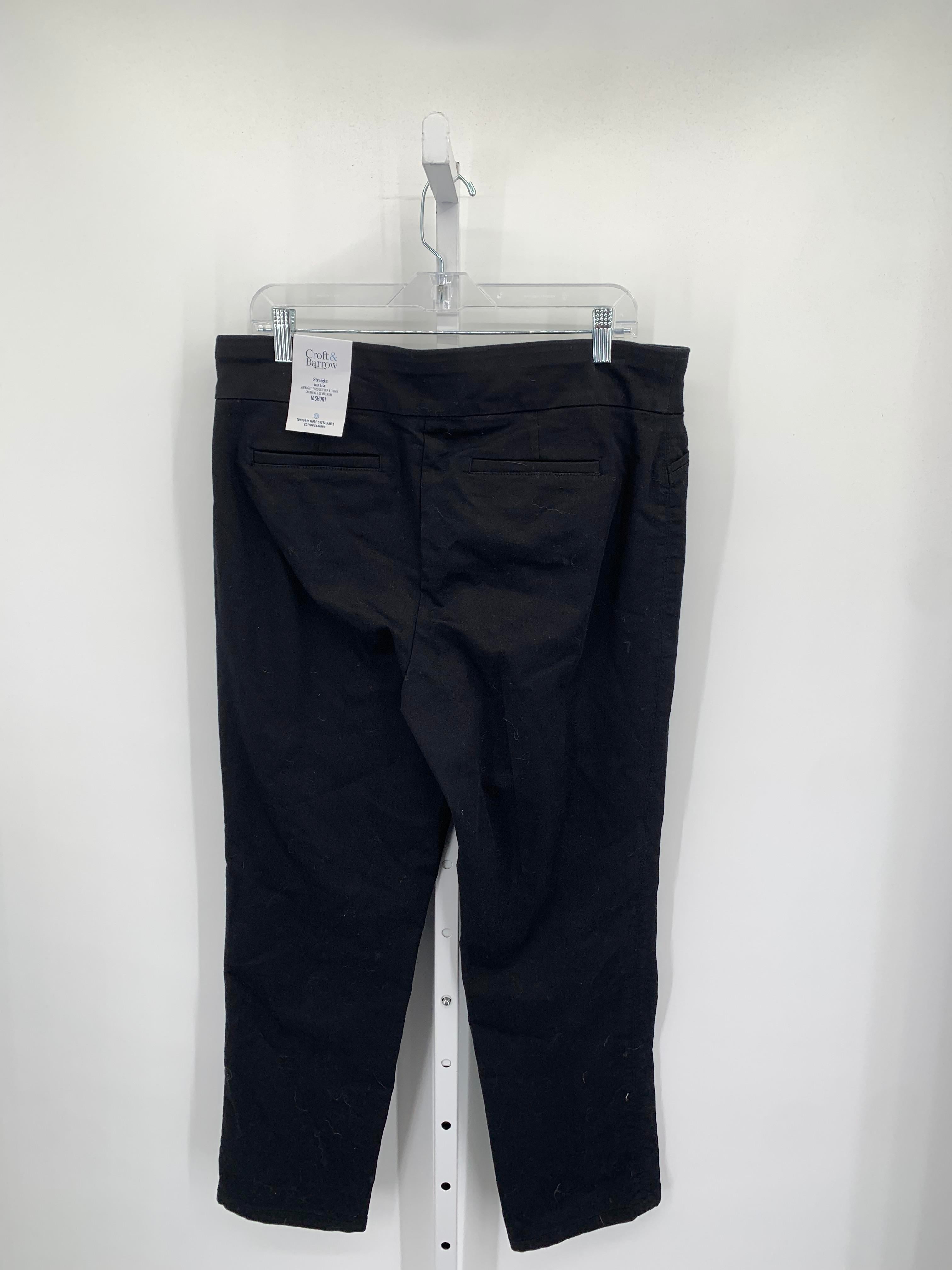 Croft & Barrow Size 16 Short Misses Pants