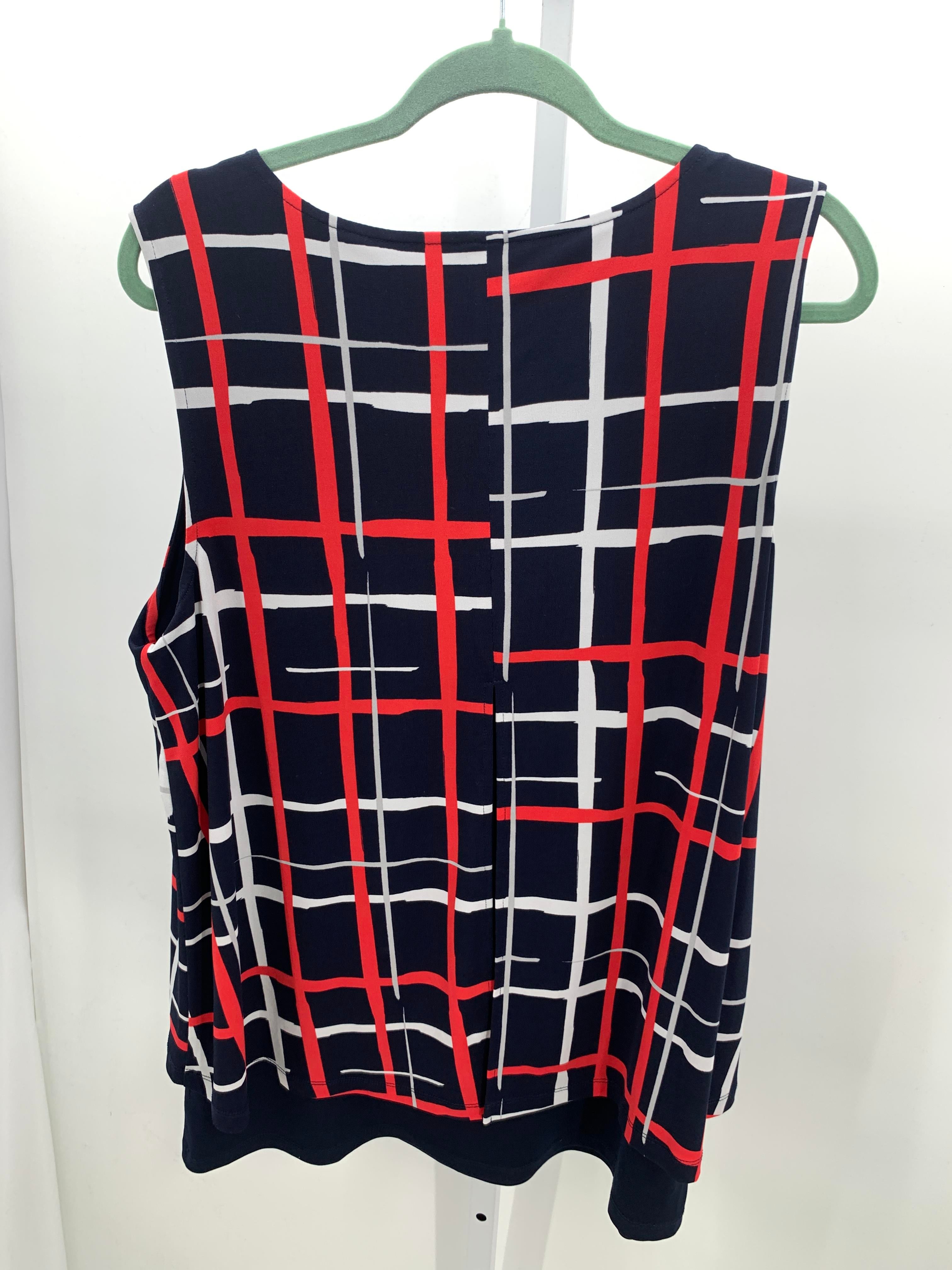 Alfani Size Extra Large Misses Sleeveless Shirt