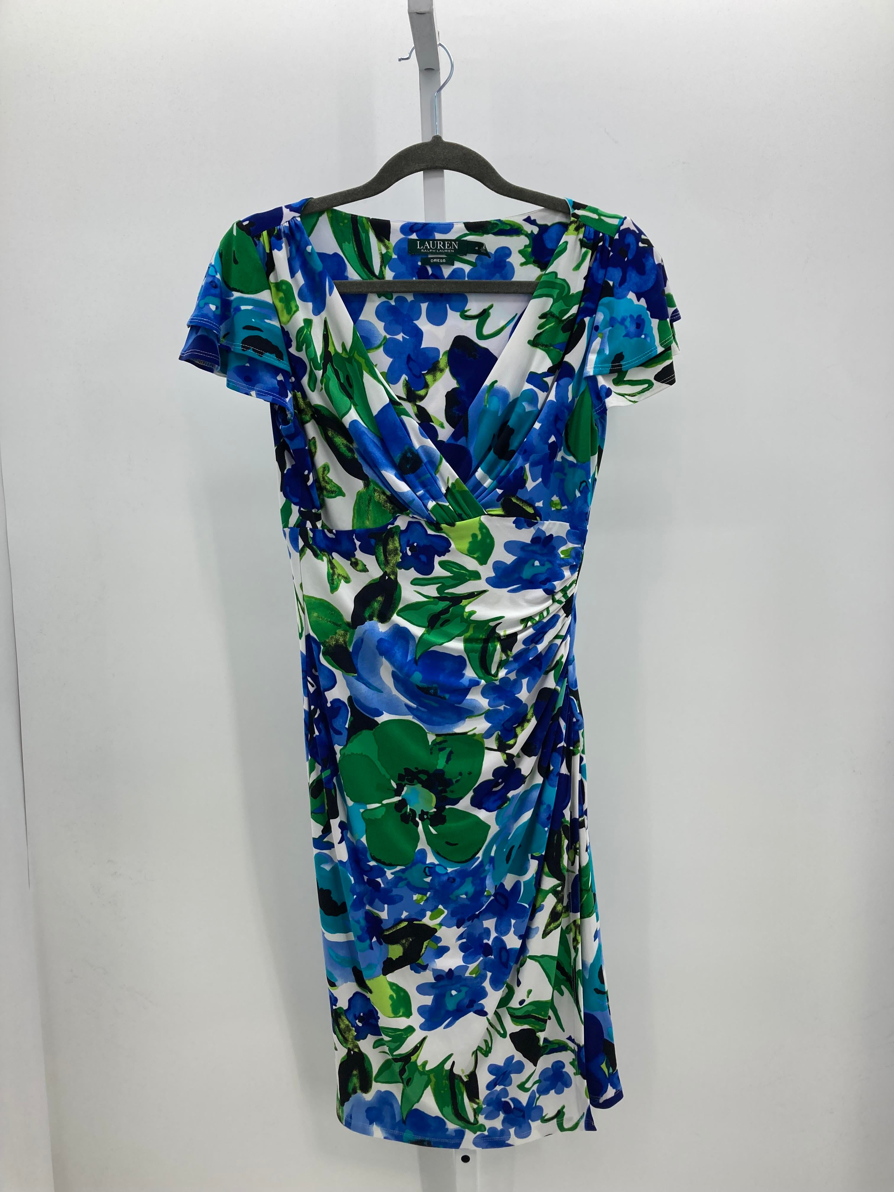 Ralph Lauren Size 4 Misses Short Sleeve Dress
