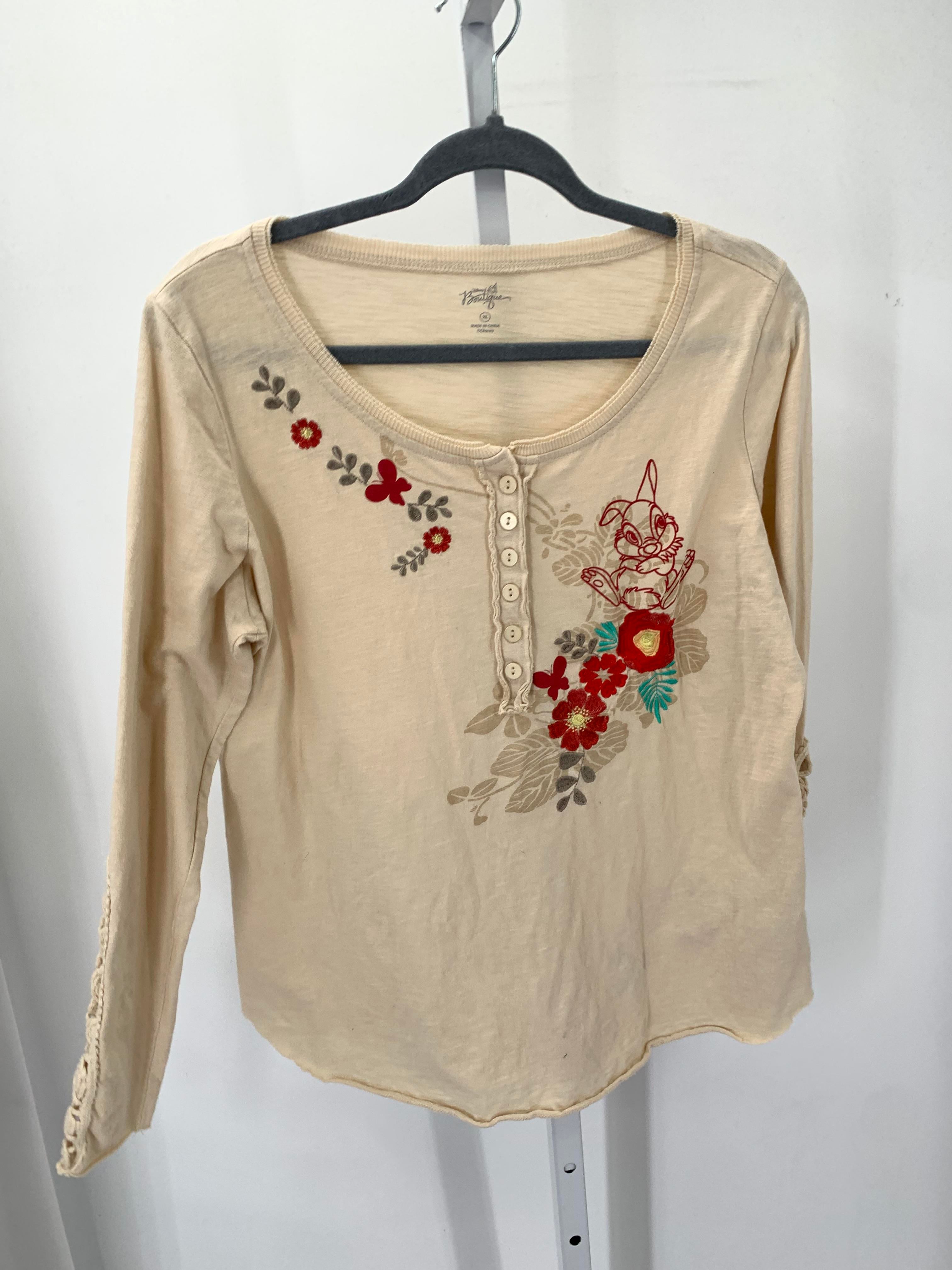 Disney Size Extra Large Misses Long Sleeve Shirt