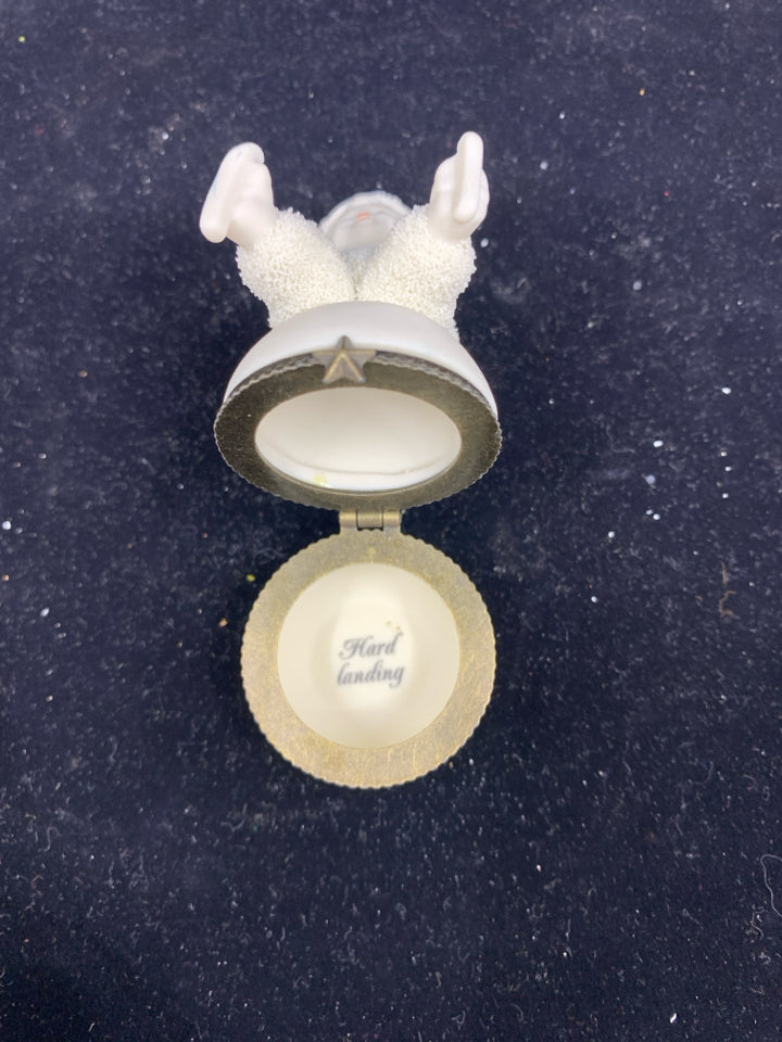 SNOW BABIES TRINKET BOX "HARD LANDING"