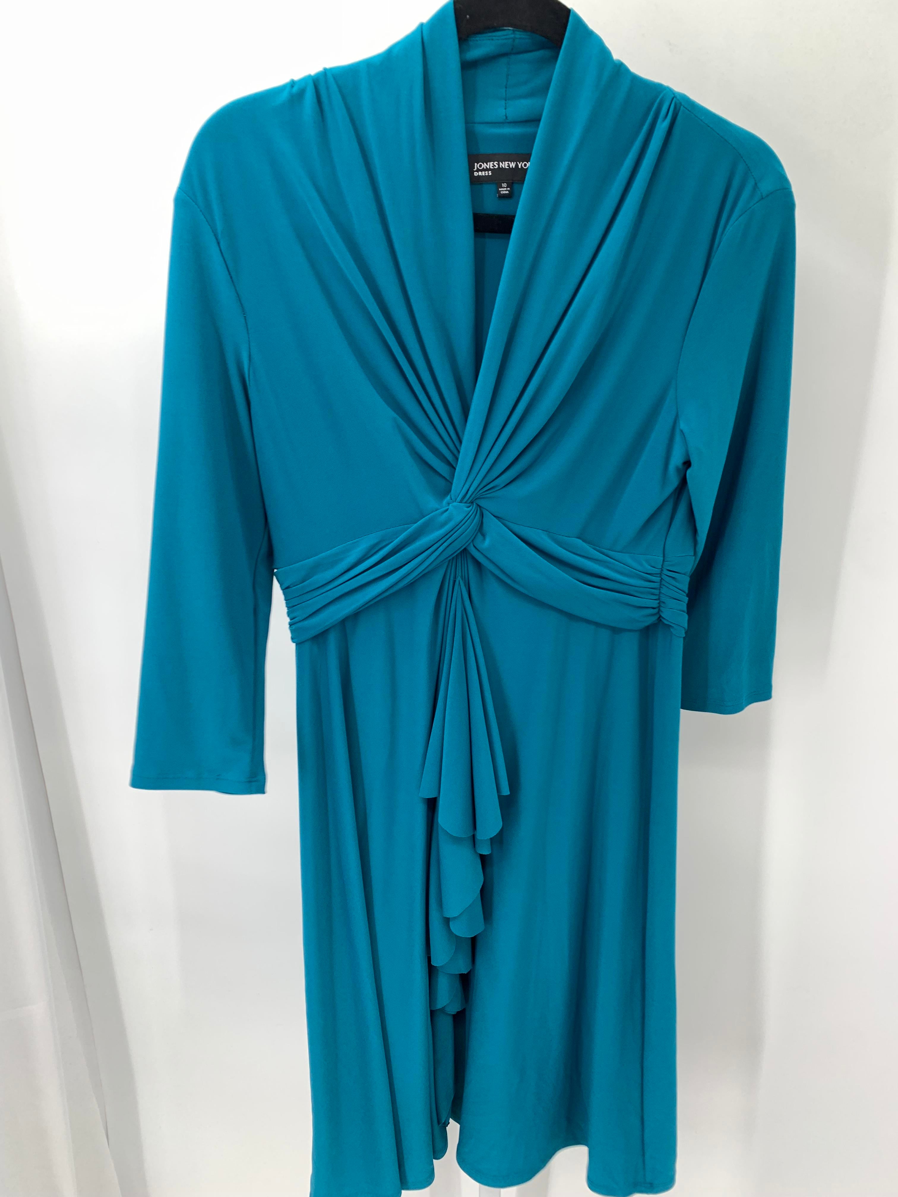 Jones New York Size 10 Misses 3/4 Sleeve Dress