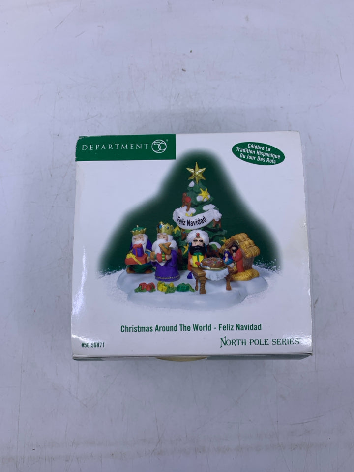 FELIZ NAVIDAD- CHRISTMAS AROUND THE WORLD- DEPT 56.
