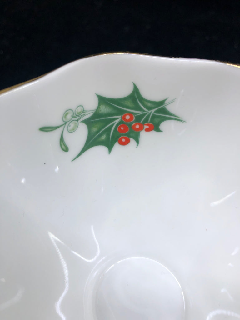 "NOEL" TEA CUP & SAUCER-QUEENE ANNE.