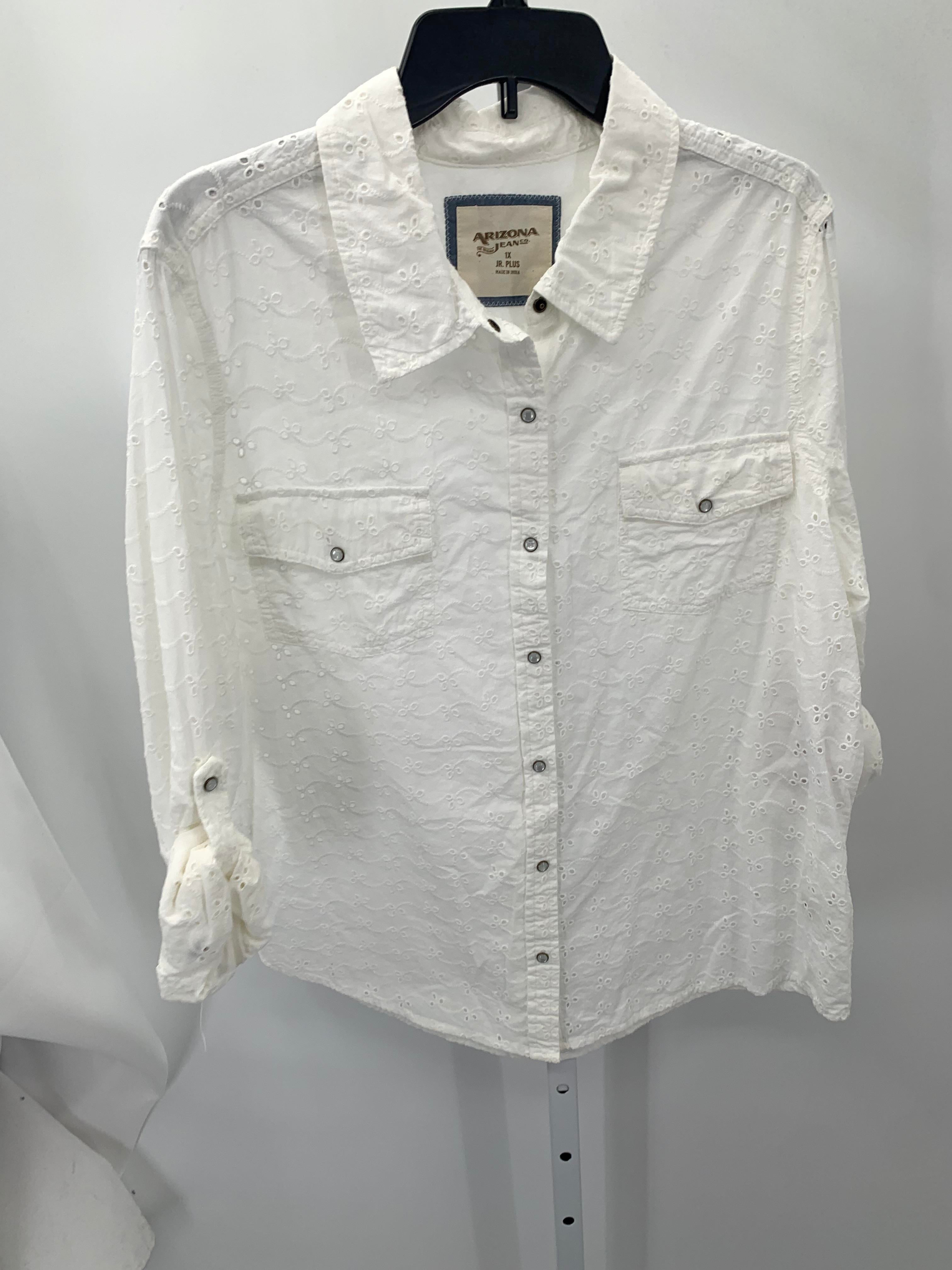 Arizona Size 1X Womens Long Sleeve Shirt